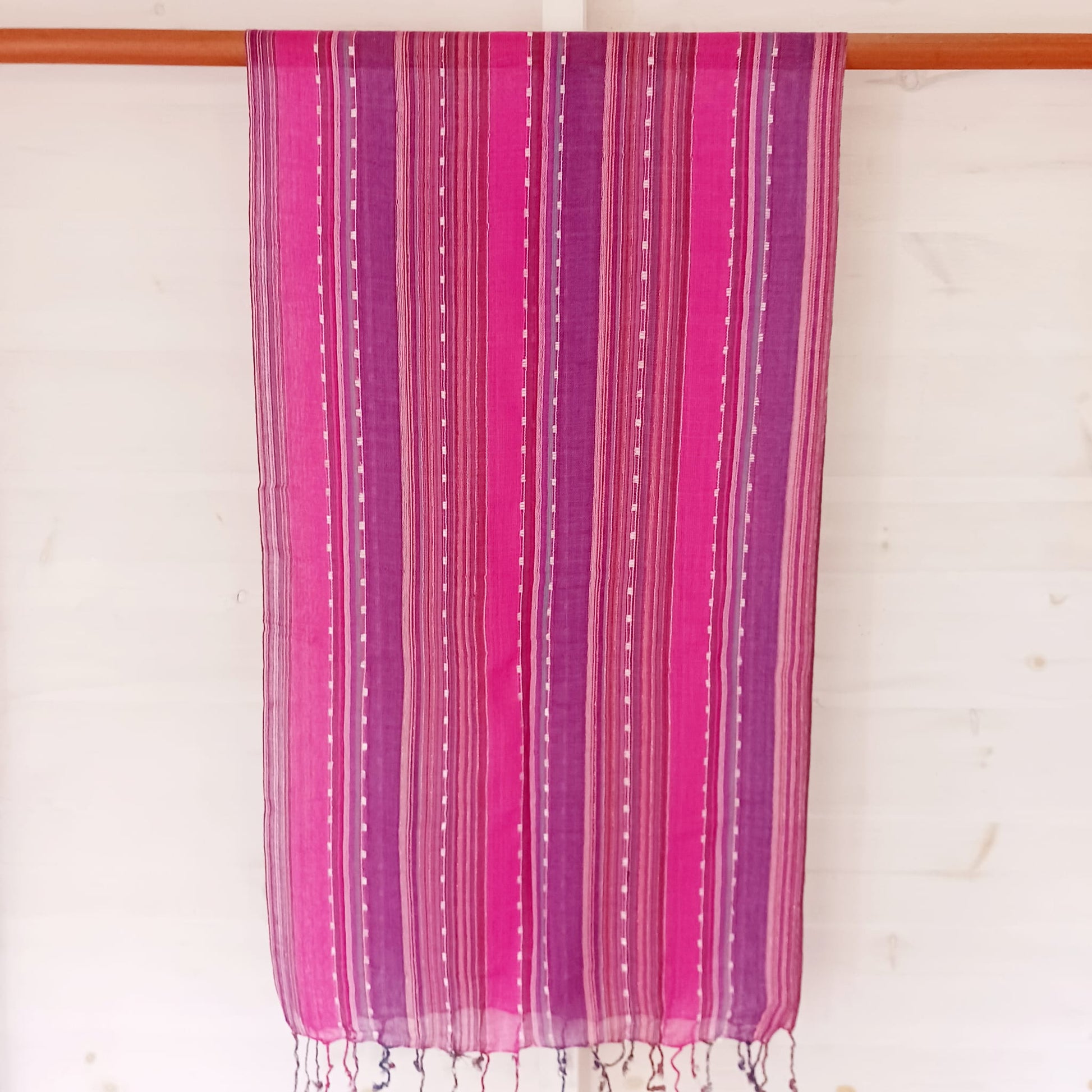 Indian Boho Scarves | Pink