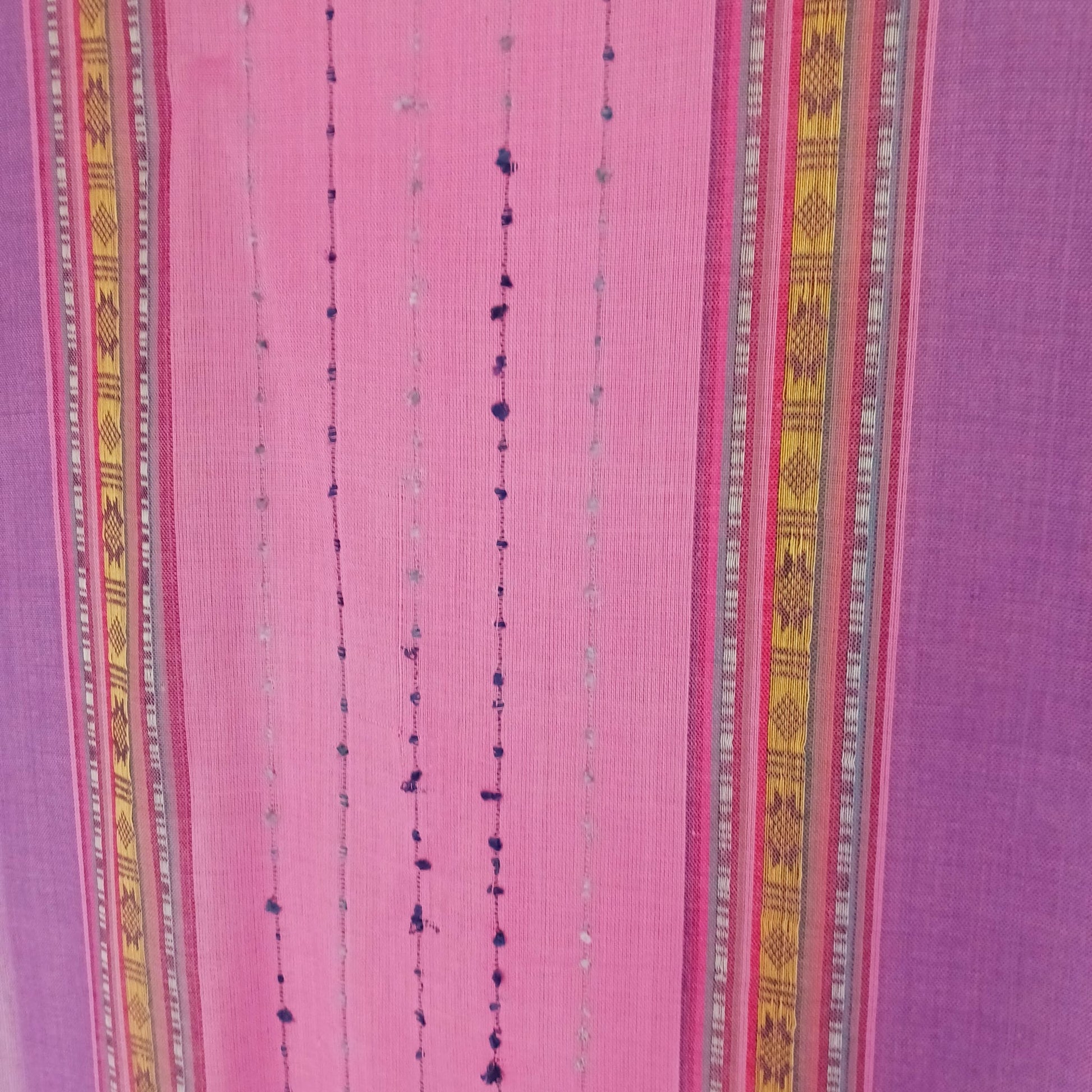 Indian Varanasi Scarves | Pink and Purple#2