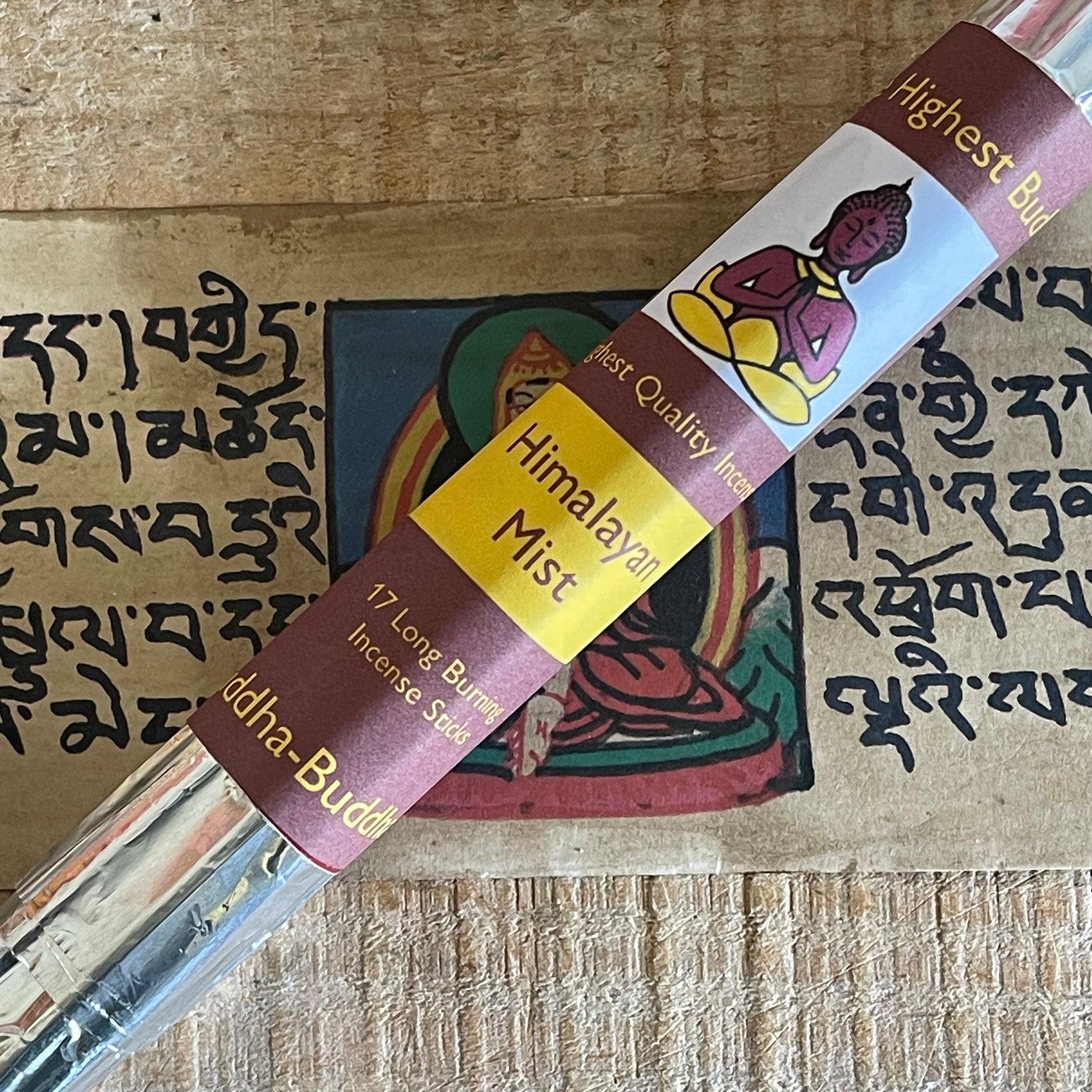 Buddha Buddha Himalayan Mist Foil wrapped incense