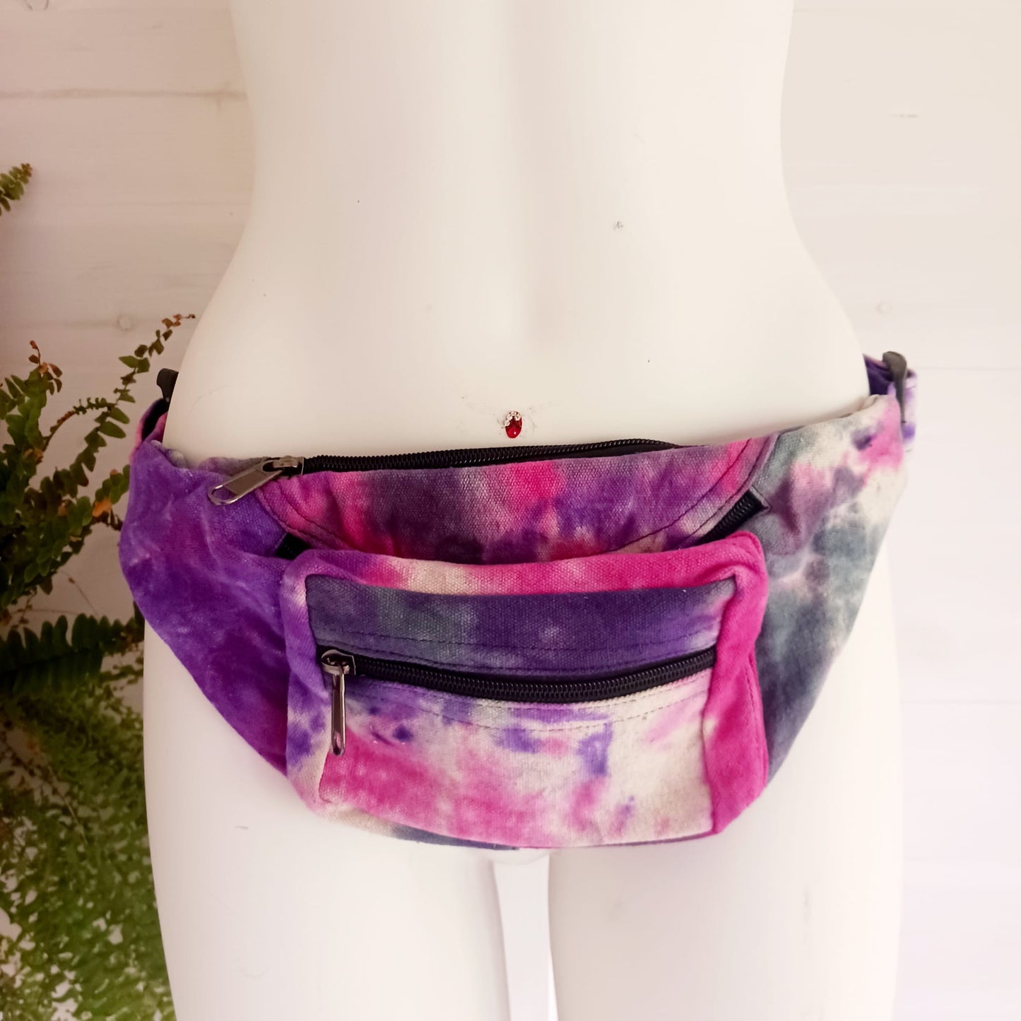 Tie Dye Bum Bag | 3 zipped Compartments