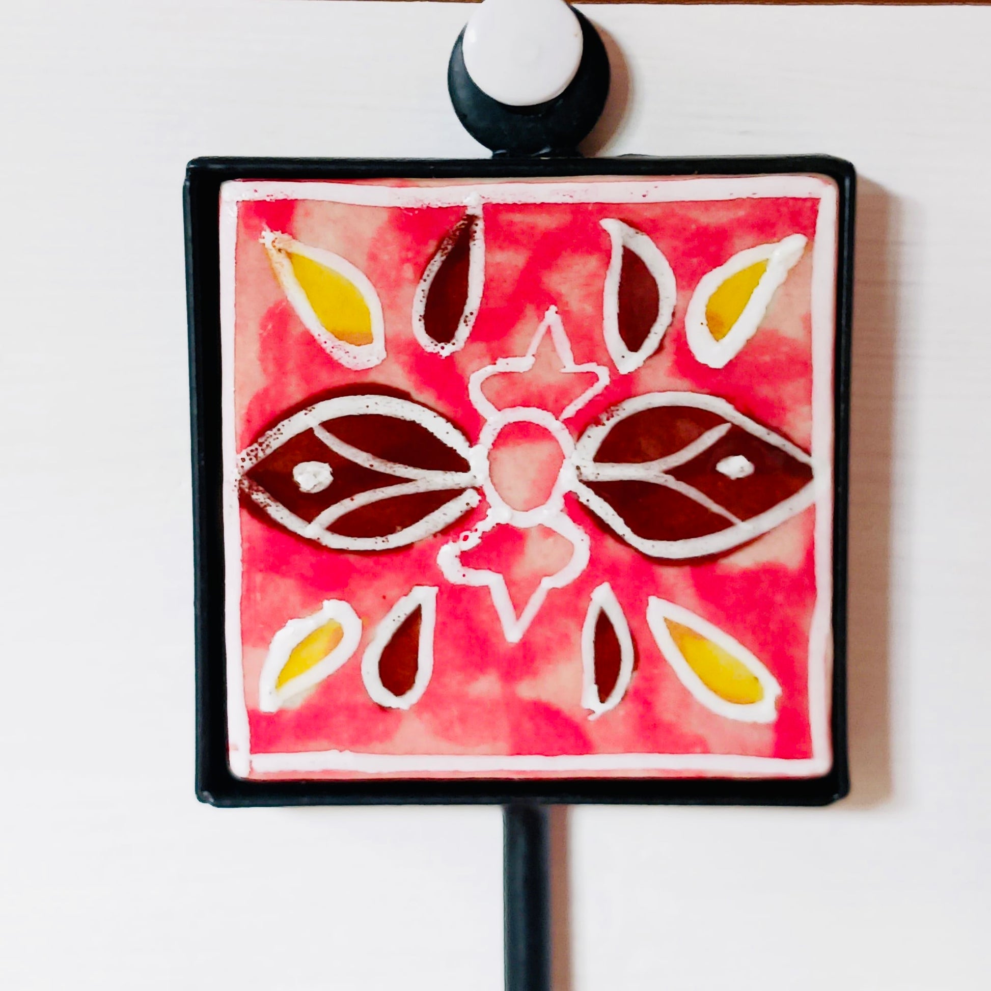 Shyla Hand Painted Tile Ceramic Hooks