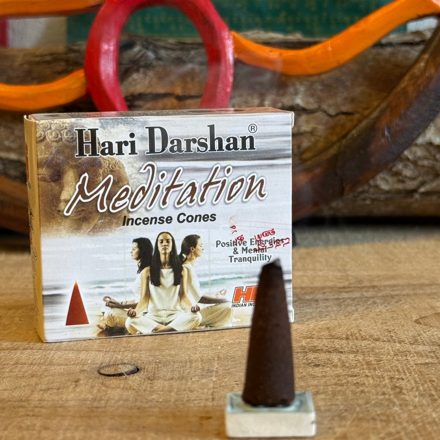 Set the mood for a chill and peaceful mind with these Meditation Hari Incense Cones by Hari Darshan. Perfect for meditation or mindfulness, their mellow, calming scent helps you relax and stay grounded.

10 Cones Per Box&nbsp;
