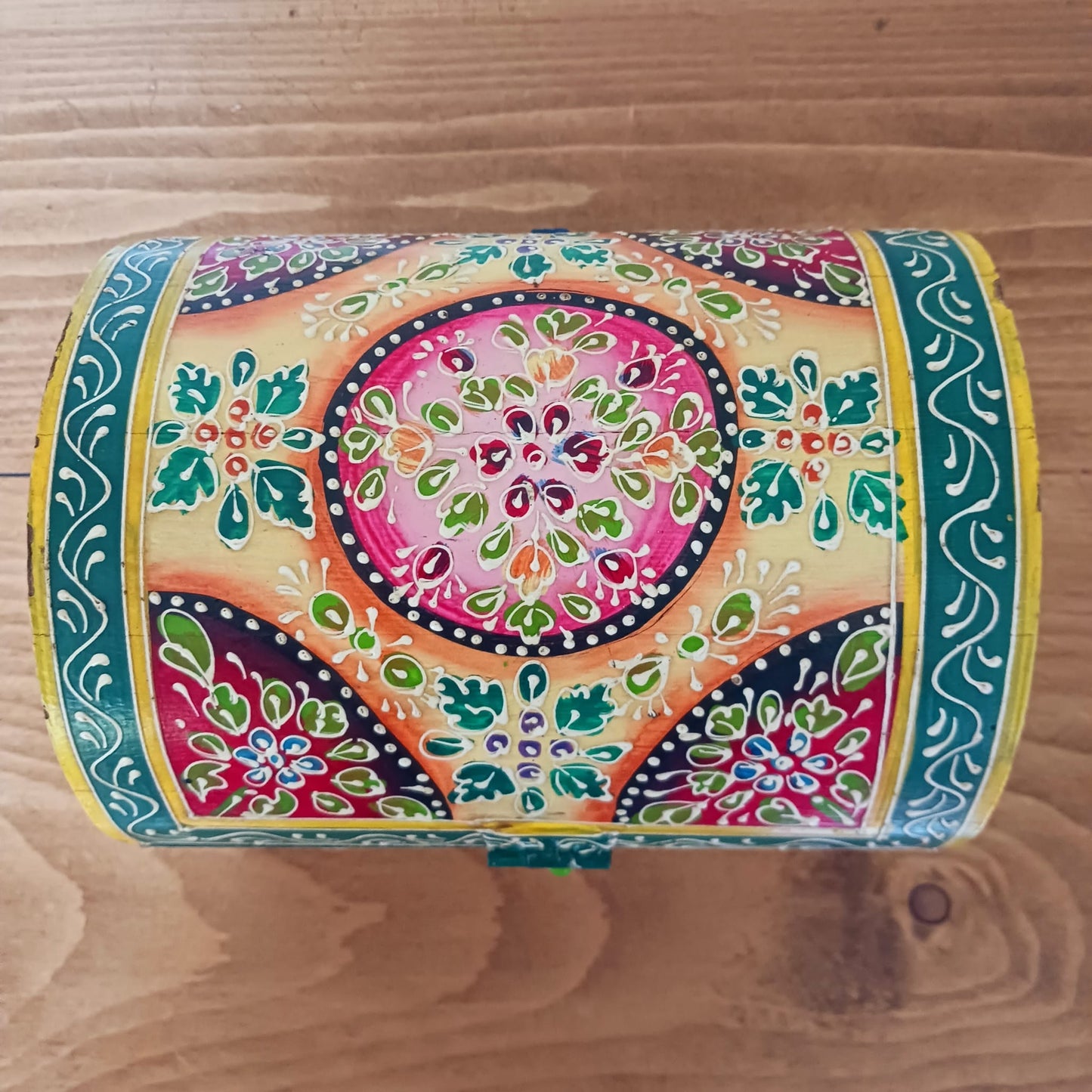 Hand painted Domed Jewellery Box | Trinket Box