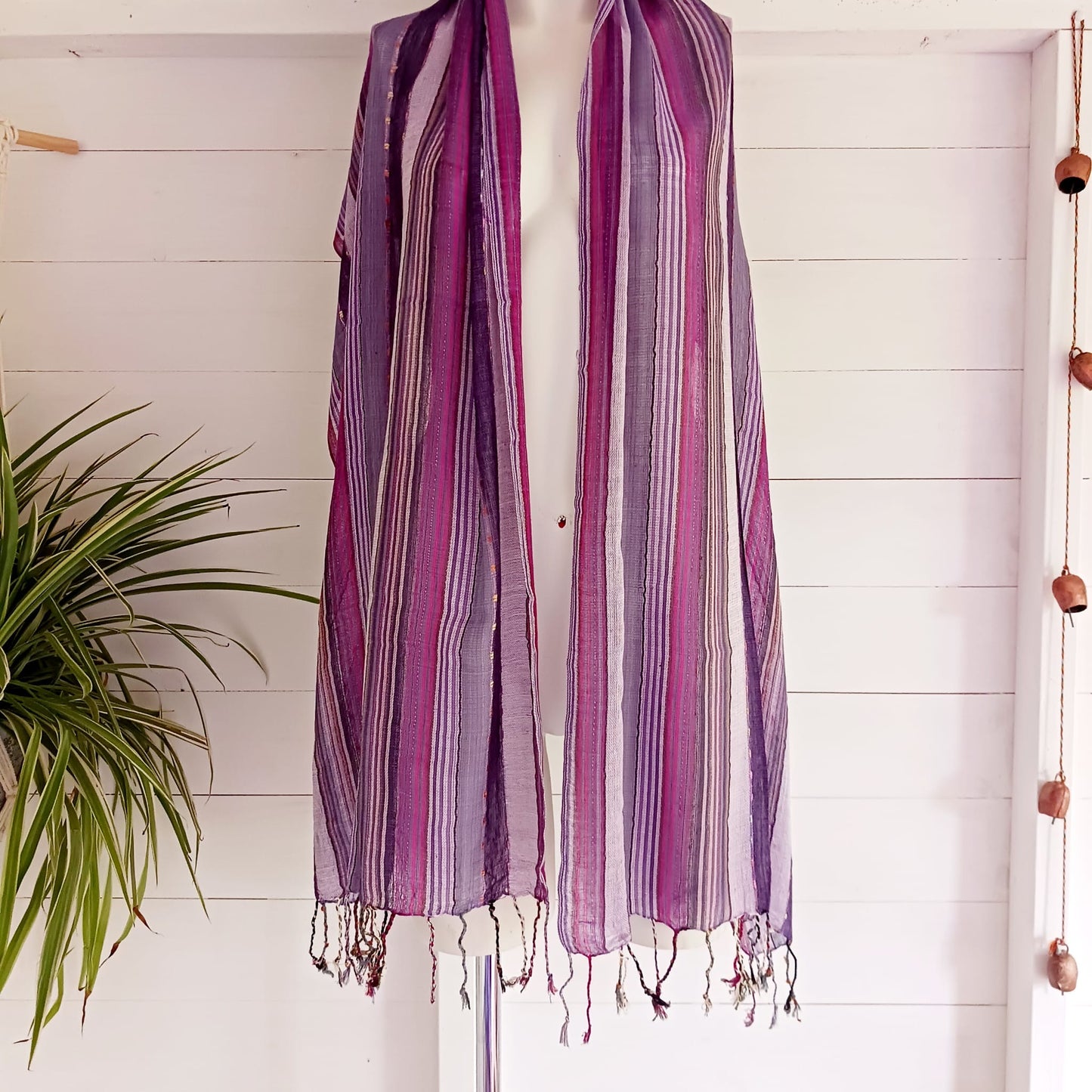 Indian Boho Scarves | Purple