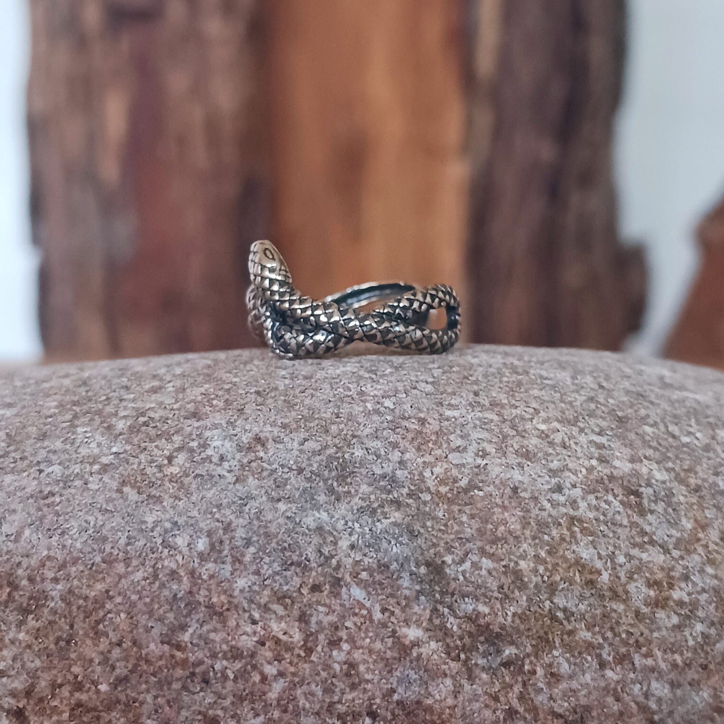 Snake Toe Ring | Solid Silver adjustable Toe Ring