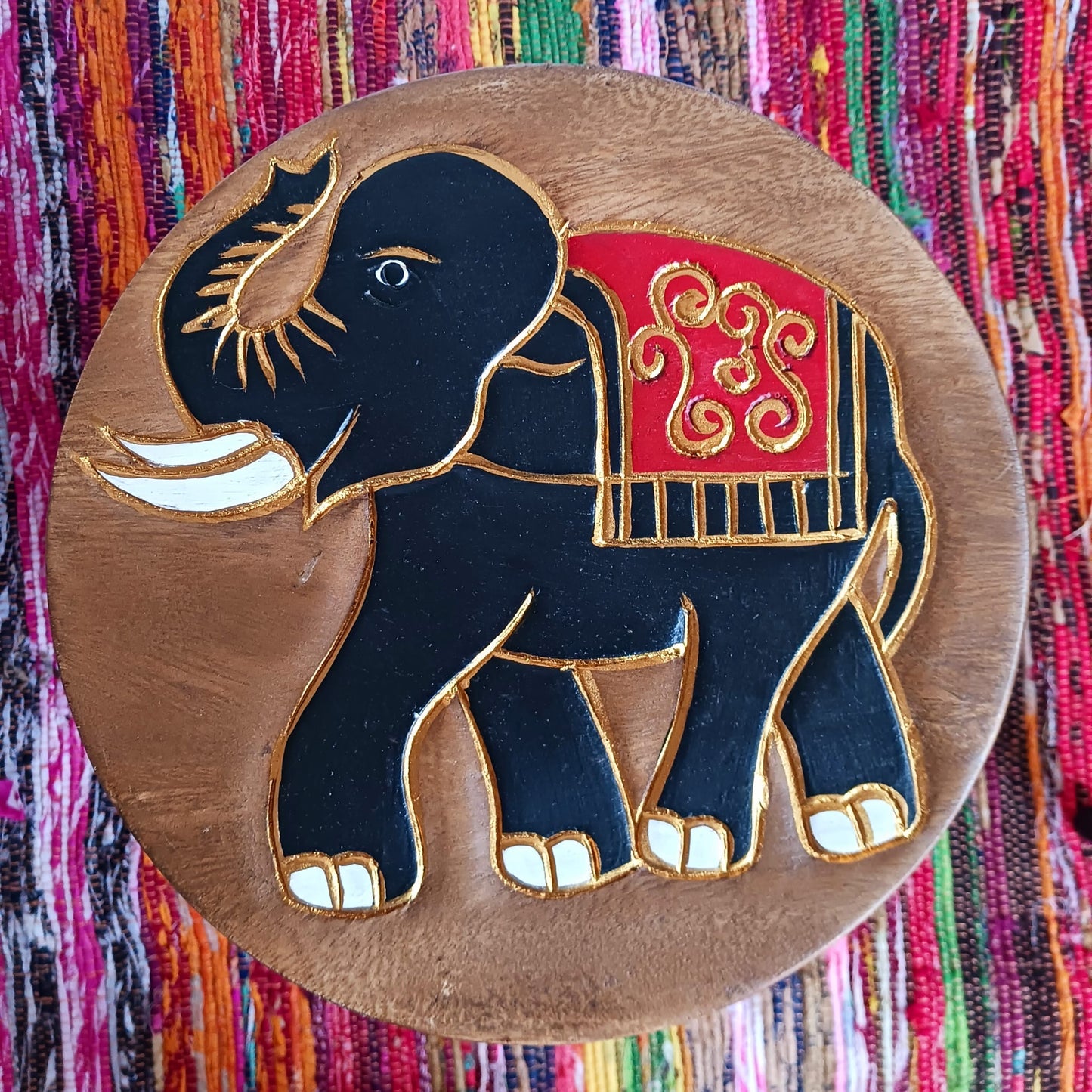 Elephant Stool small Mango wood Stool