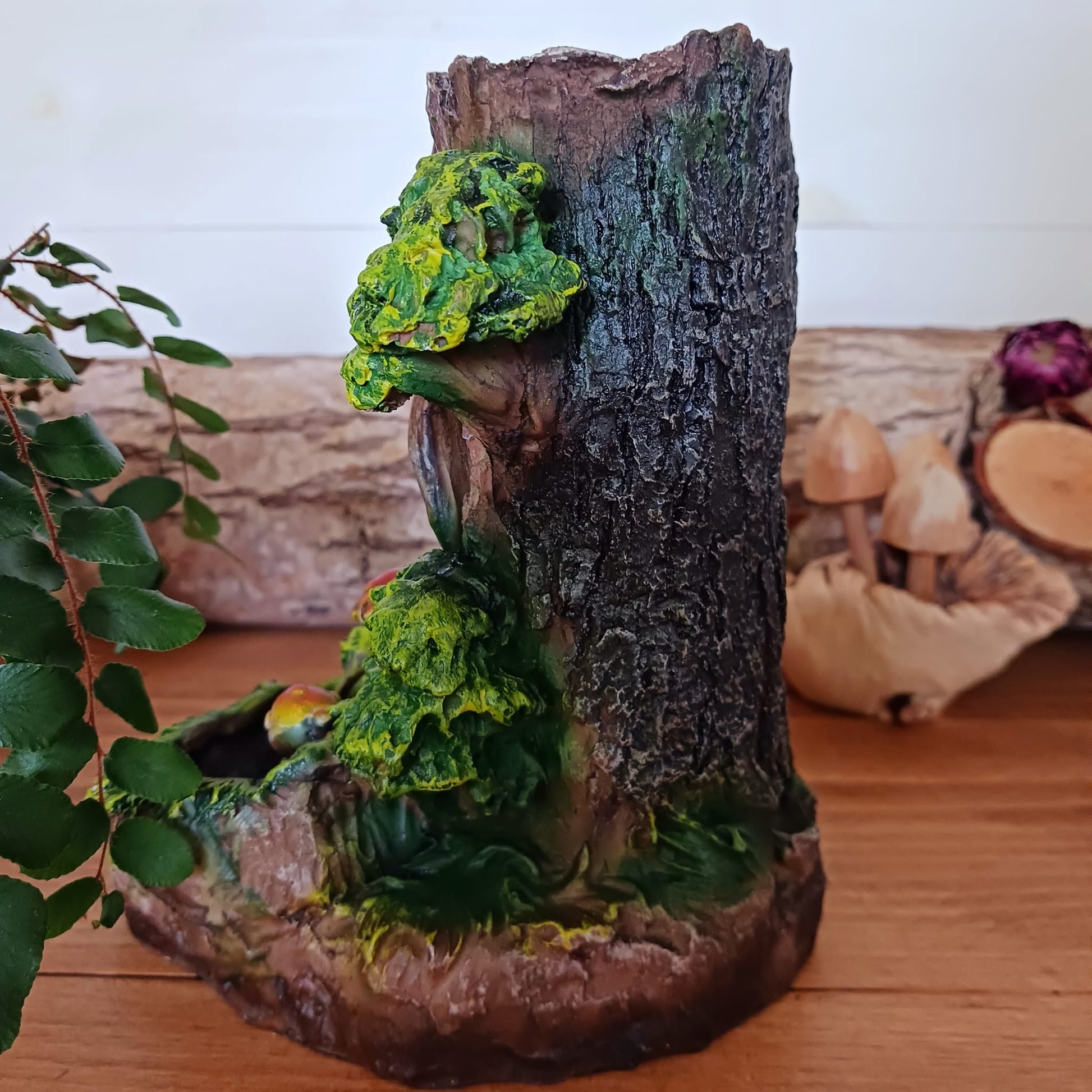 Green Tree Man Backflow Incense Burner