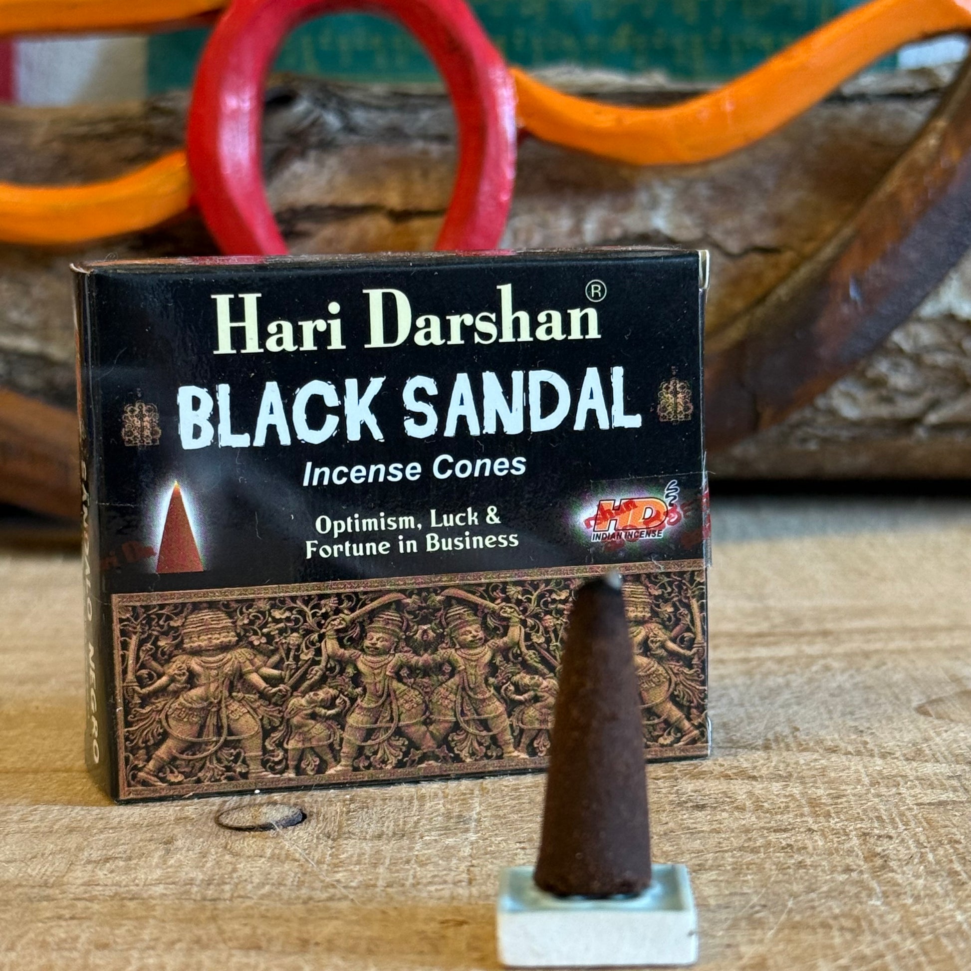 Create a calm and easygoing vibe with Hari Darshan’s Meditation Incense Cones. These black sandalwood cones fill your space with a soothing aroma that’s ideal for meditation or just unwinding. Let their gentle fragrance help you find your center and embrace a peaceful state of mind.

10 Cones Per Box&nbsp;