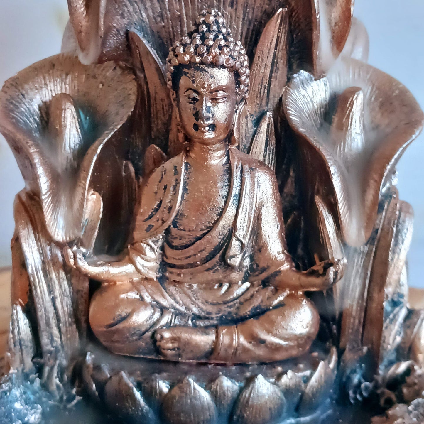 Buddha Backflow Incense Burner | Bronze Finish