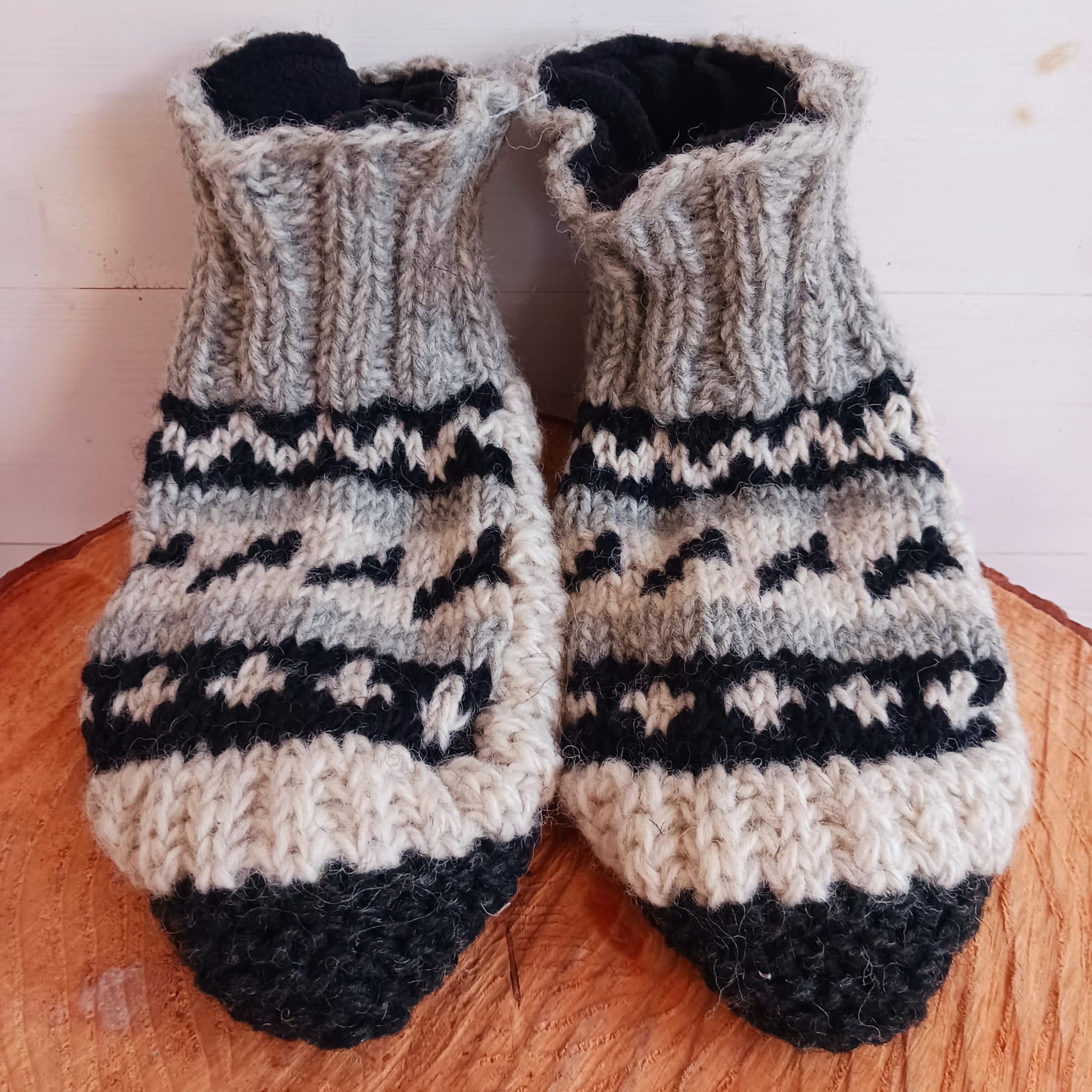 Nepalese Woollen Slipper Socks