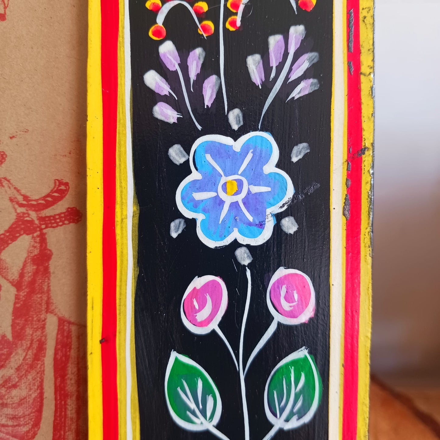 These lovely handmade wooden photo frames are made from sustainable mango wood and hand painted with floral designs. Each is decorated with vibrant flower designs in a beautiful tapestry of colour. This is impressive Indian artistry, ideal for displaying your favorite prints. Each is unique and perfect for gifting.