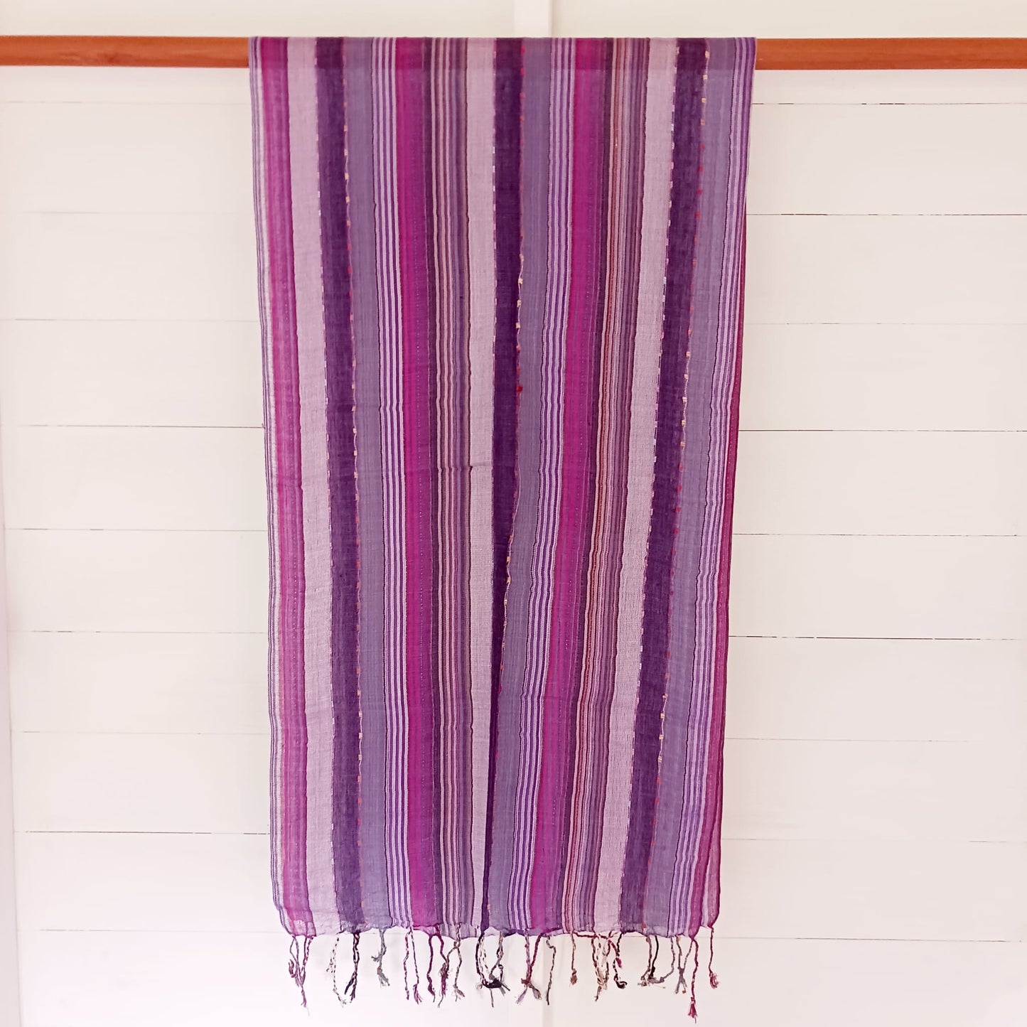 Indian Boho Scarves | Purple