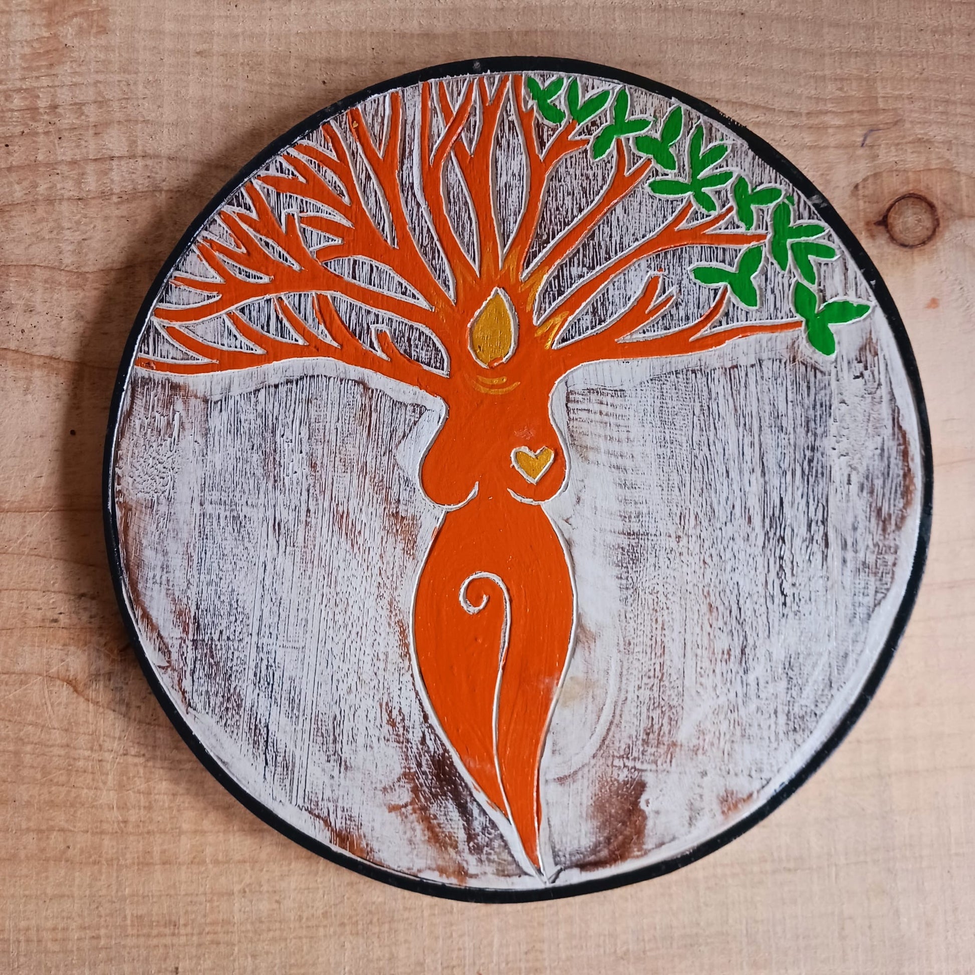 Tree Goddess Wall Plaque | Wall Hanging