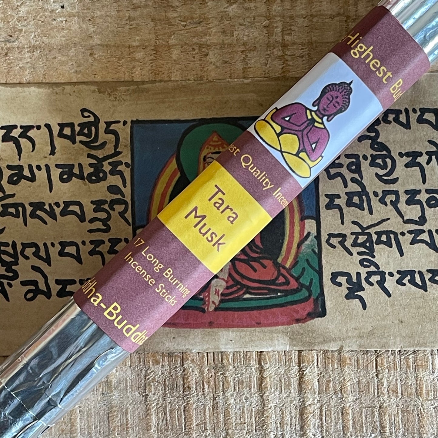 Buddha Buddha Tara Musk Foil wrapped incense