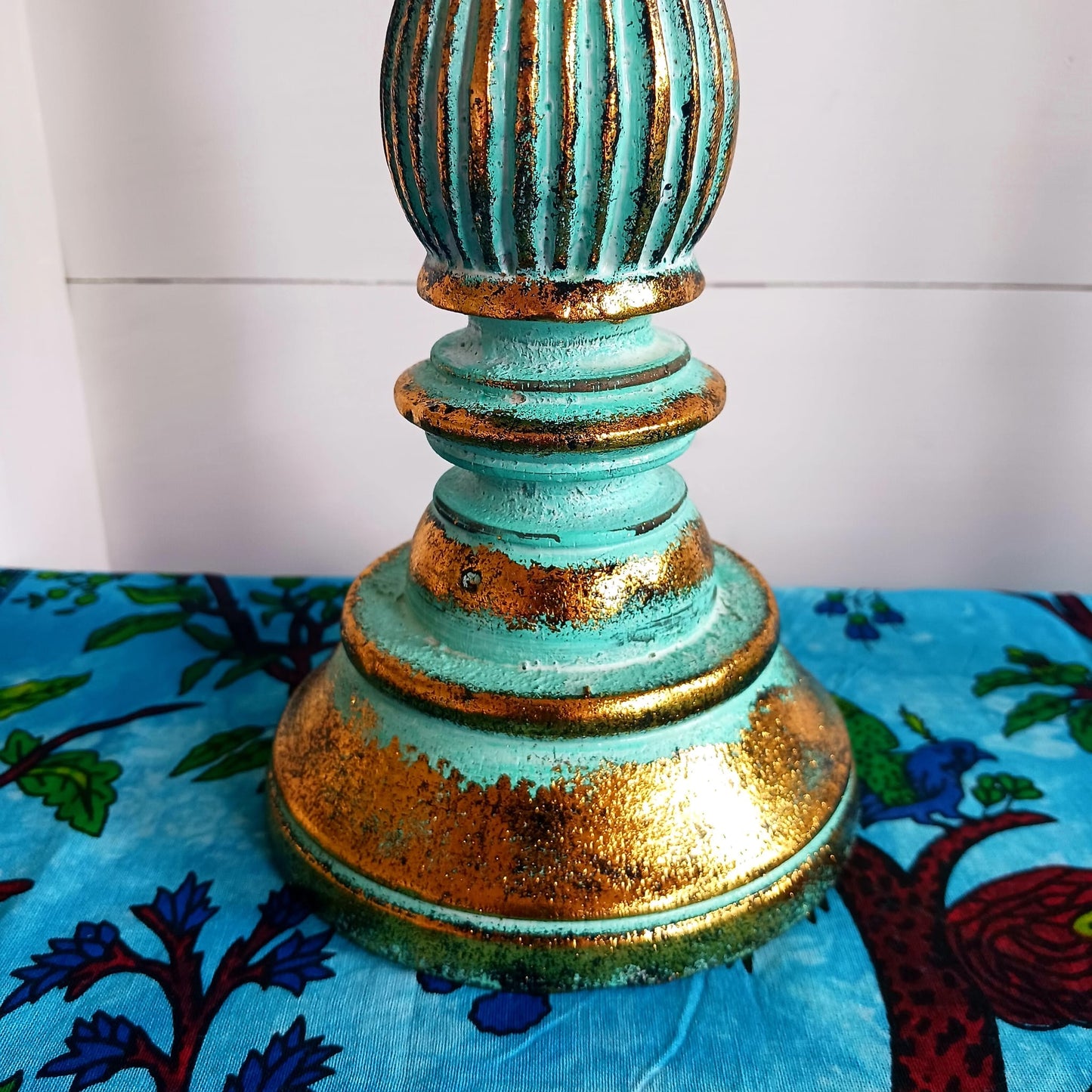 Vintage Candle Holders | Turquoise