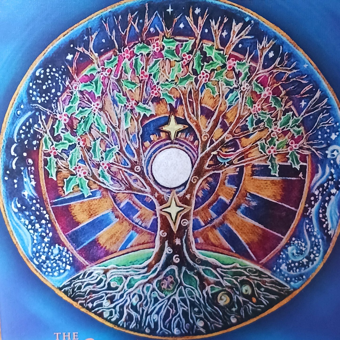 Winter Solstice Mandala Greeting Card