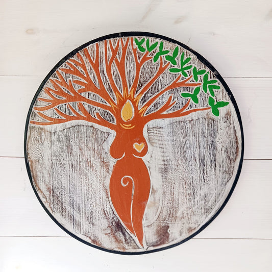 Tree Goddess Wall Plaque | Wall Hanging