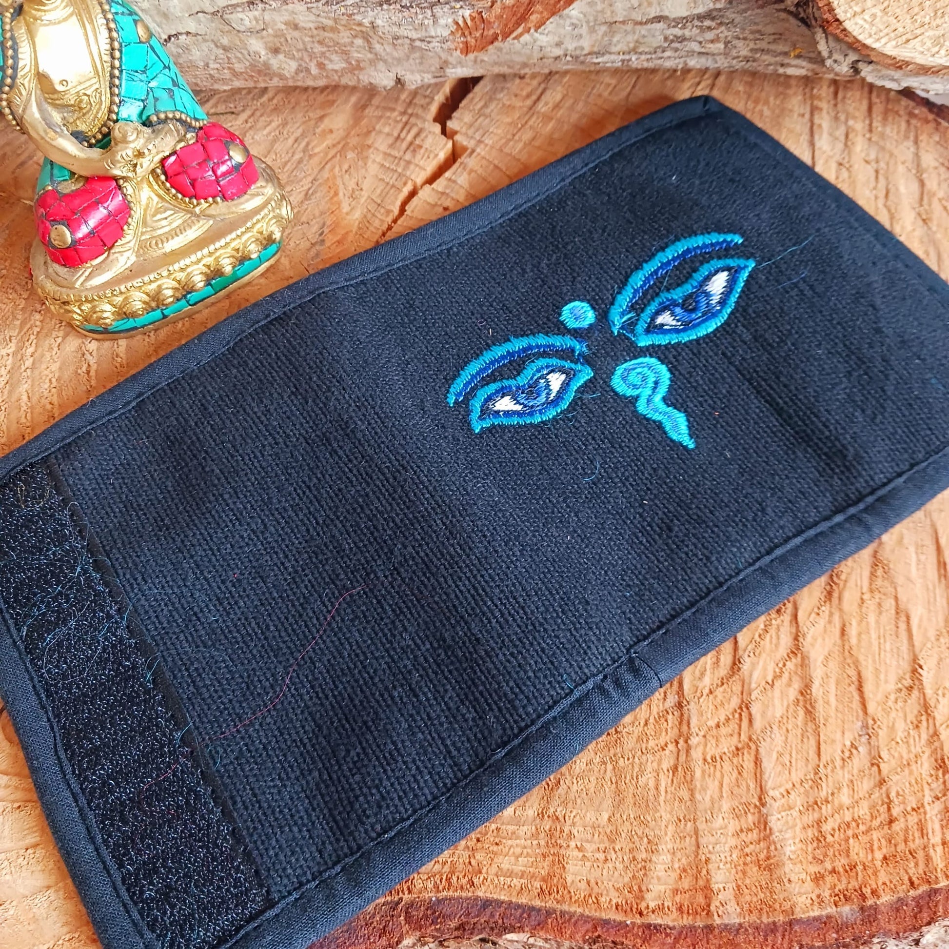 Embroidered Cotton Wallet | Wisdom Eyes