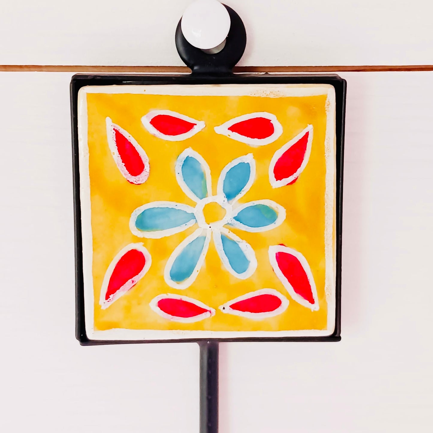 Shyla Hand Painted Tile Ceramic Hooks