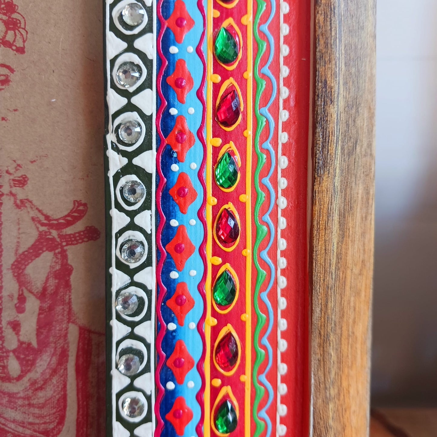 Sankalaka Hand Painted Indian Photo Frame