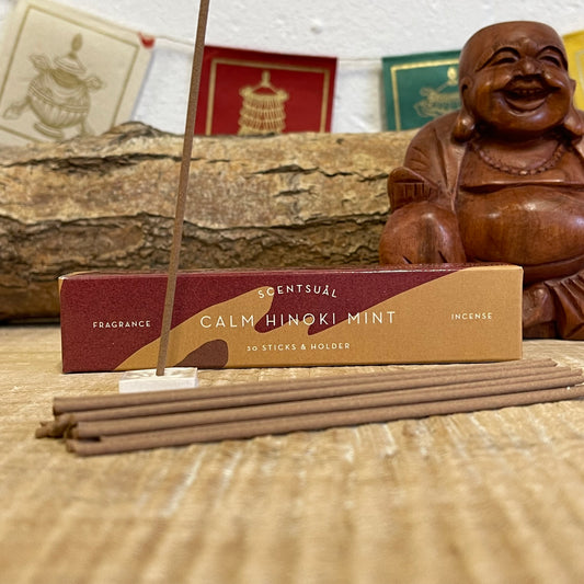 Scentsual Incense Calm Hinoki Mint