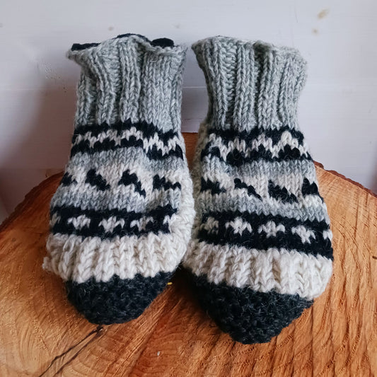 Nepalese Woollen Slipper Socks