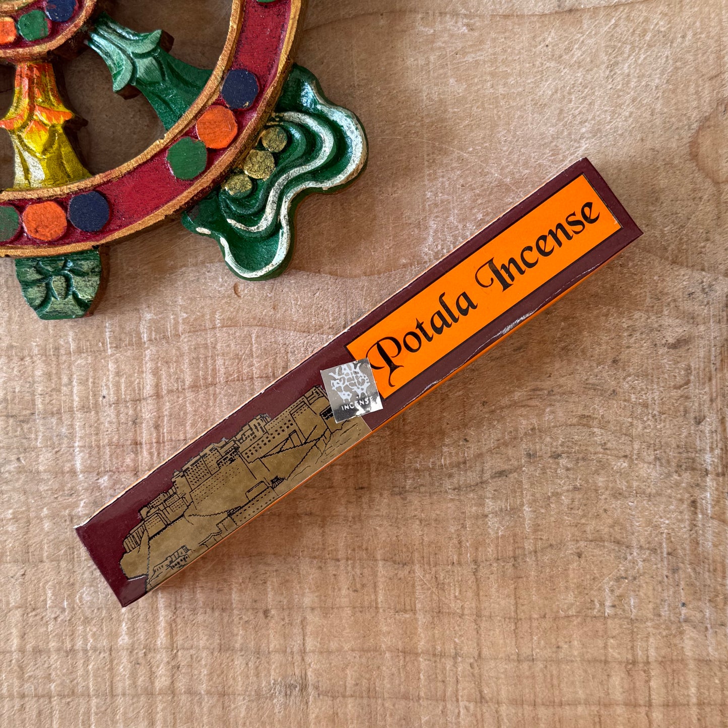 Potala Tibetan incense made with Himalayan herbs. Natural ritual incense for purification, meditation, puja and spiritual practice.