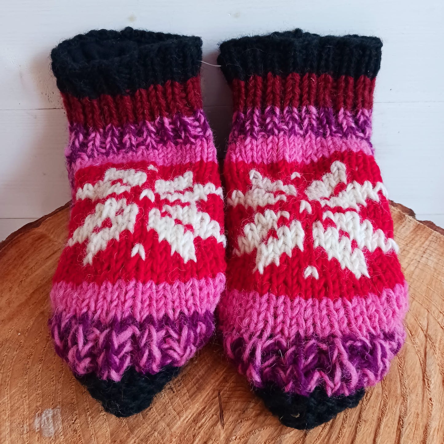 Nepalese Woollen Slipper Socks