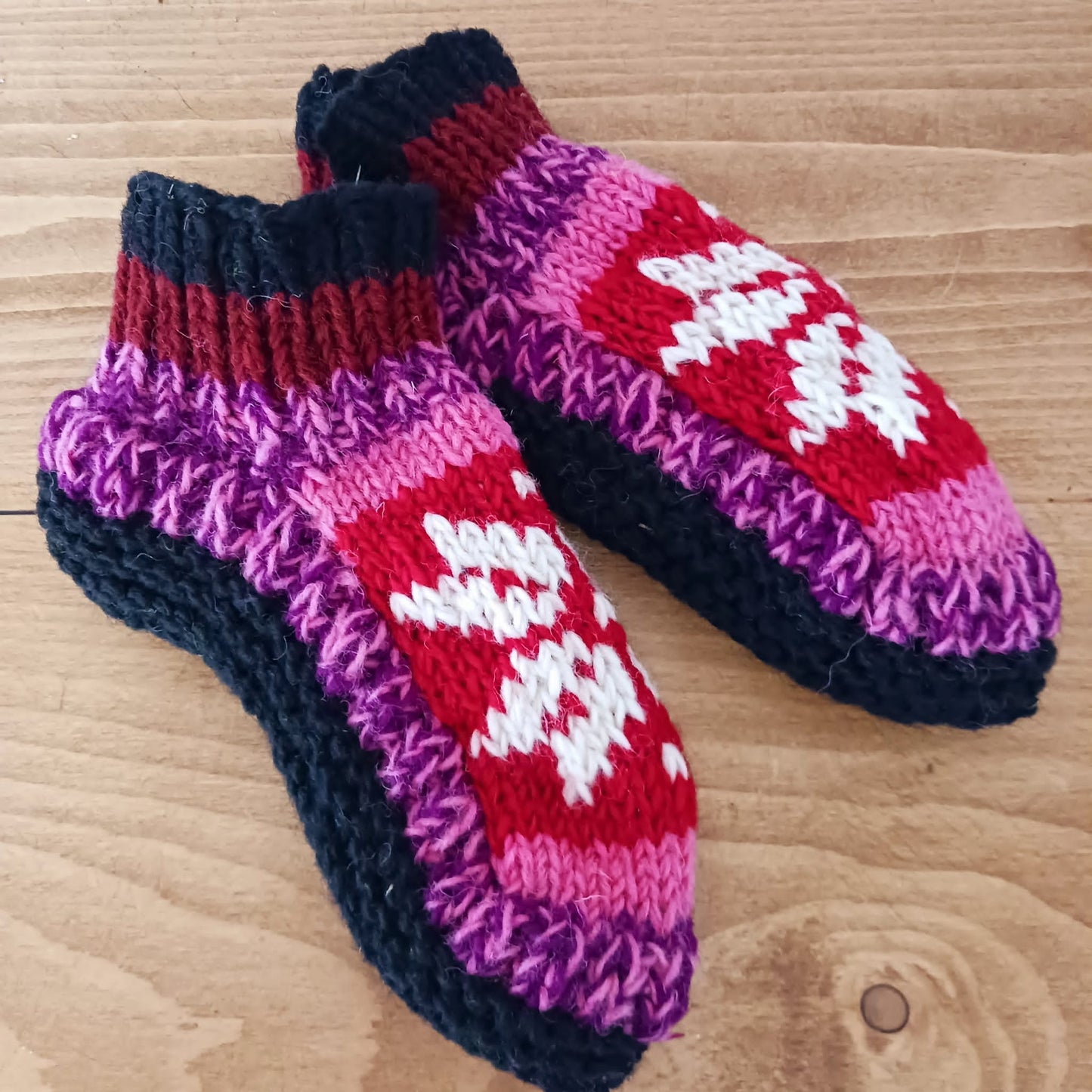 Nepalese Woollen Slipper Socks