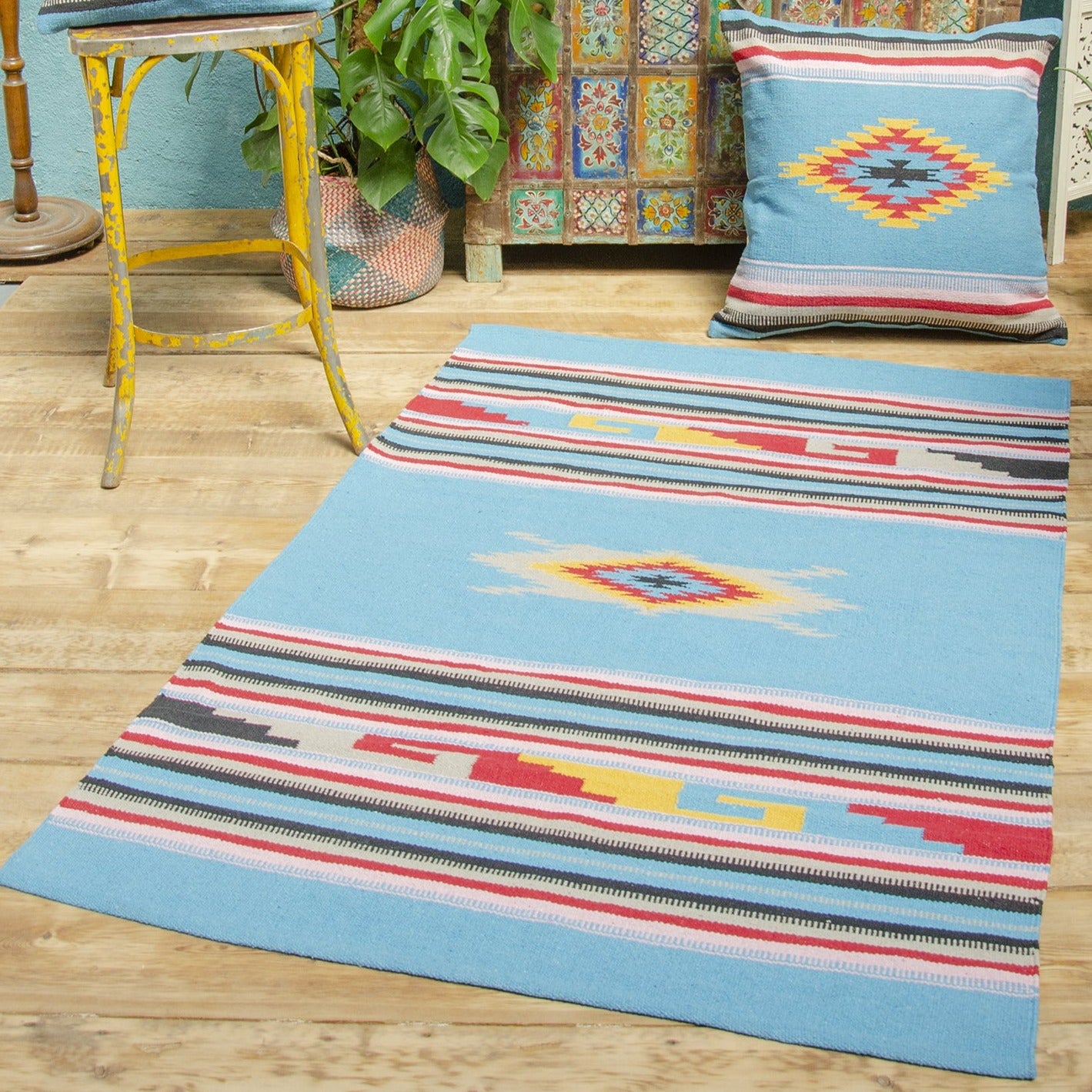 Turkan Handloom Kilim Rug, 120 x 180cm