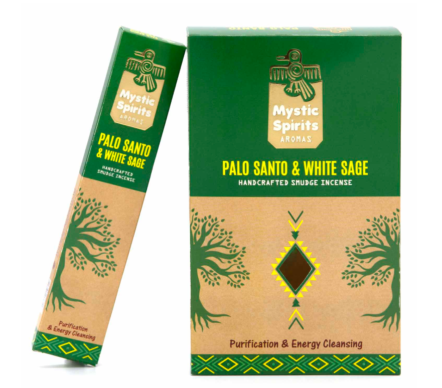 Mystic Spirits Palo Santo & White Sage Smudge Sticks – Mystic Spirits Aromas