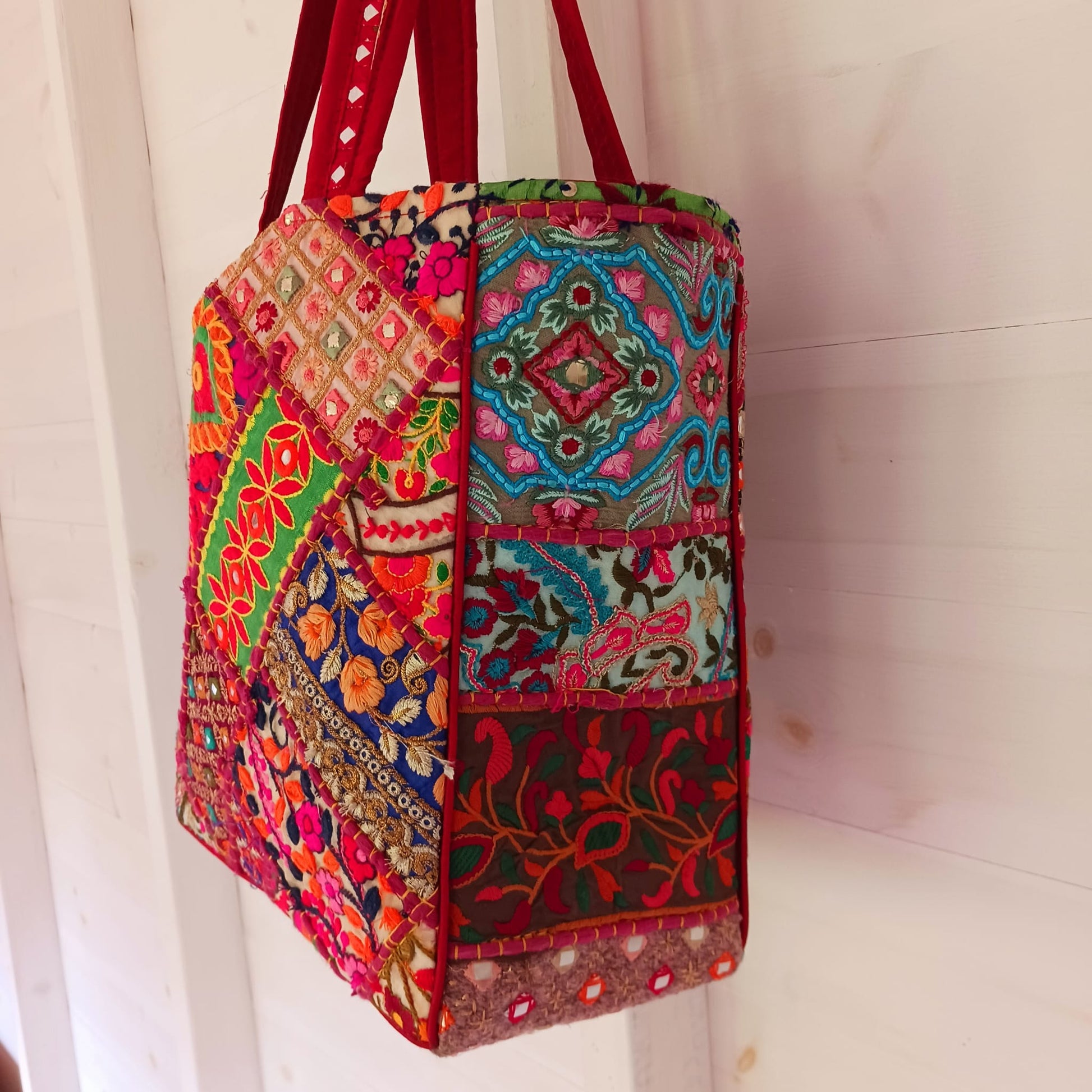 Handmade Indian shoulder bag | Hippie beach bag shoulder bag