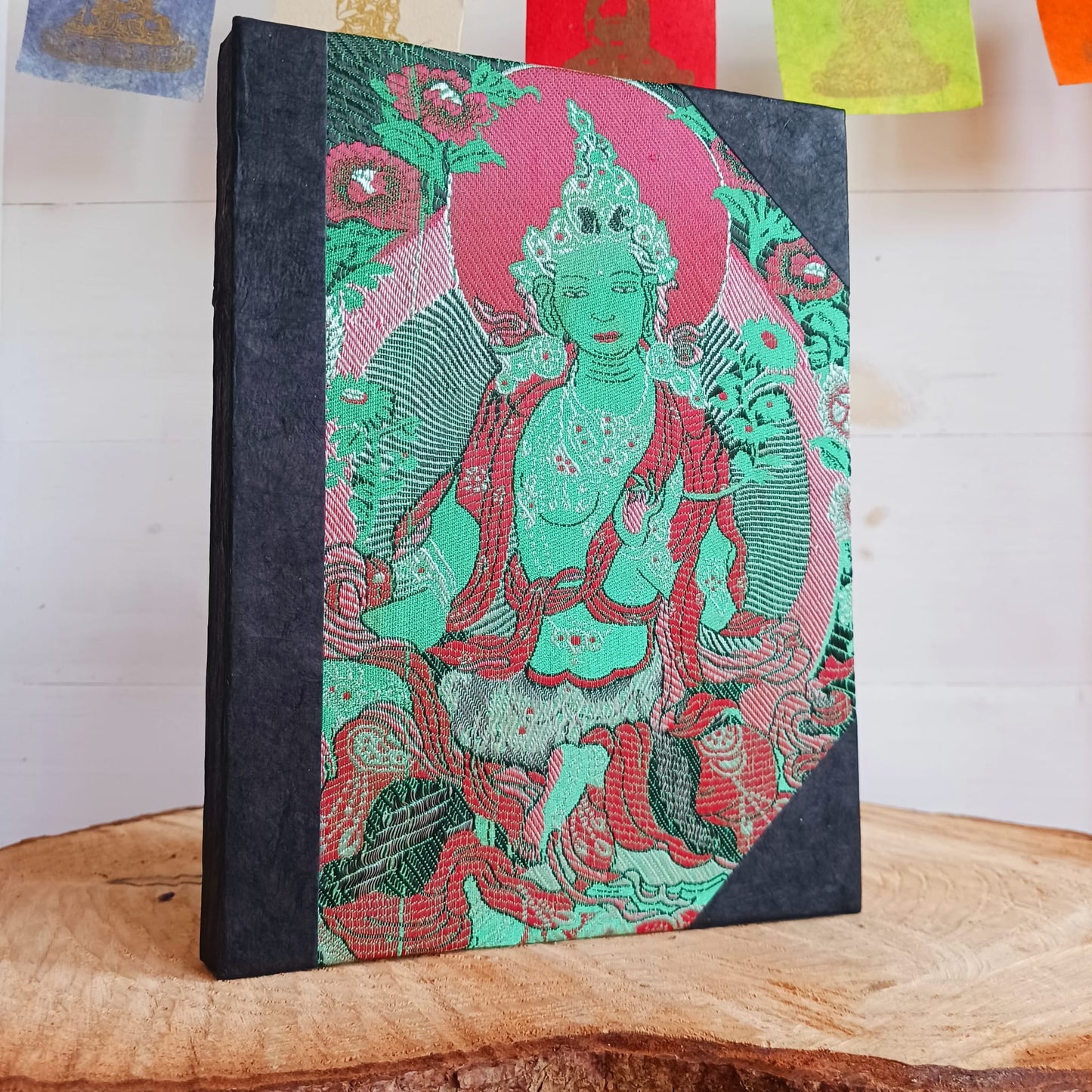 Brocade Green Tara Lokta Eco Notebook