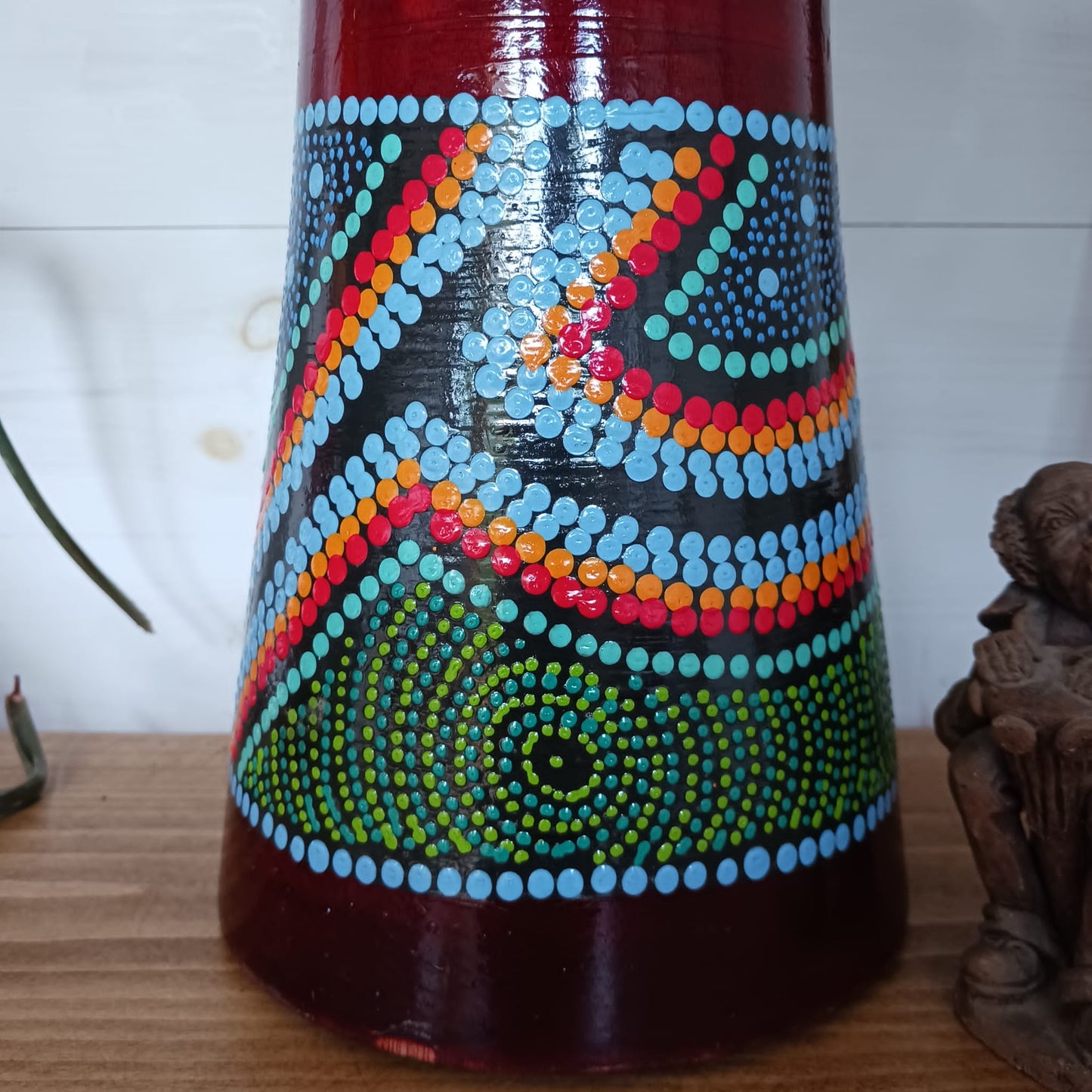 Painted Djembe Drum | 40cm