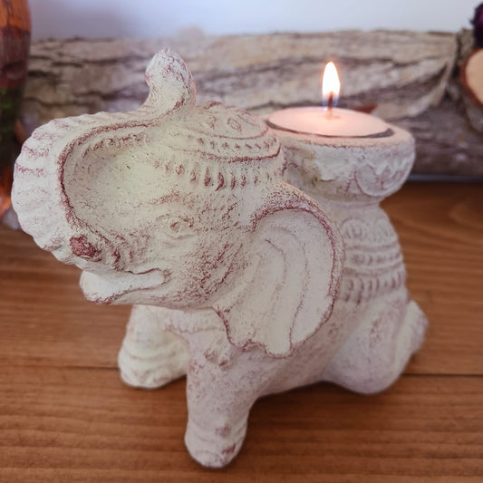 Elephant Incense & Candle Holder