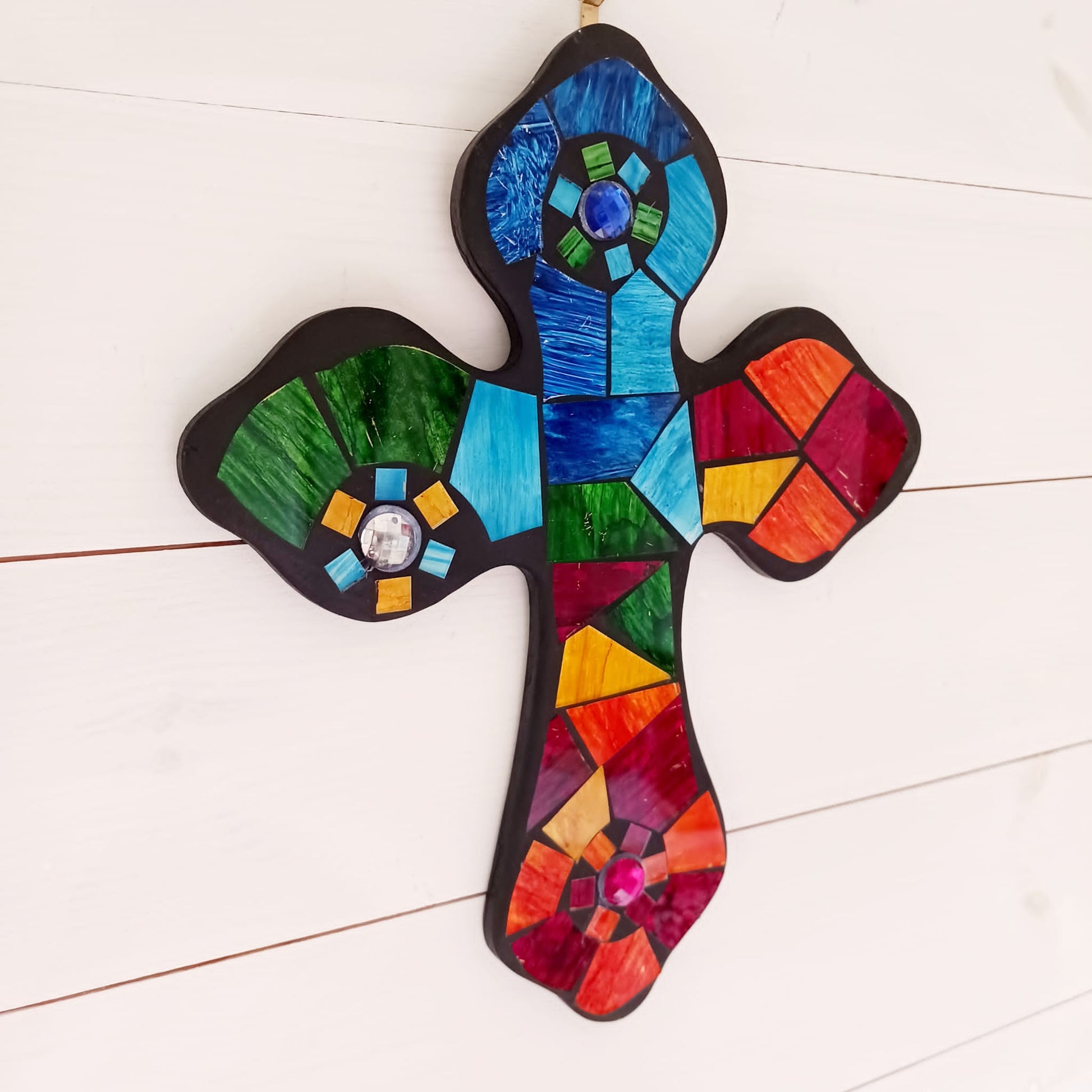 Mosaic Style Cross | Wall Hanging