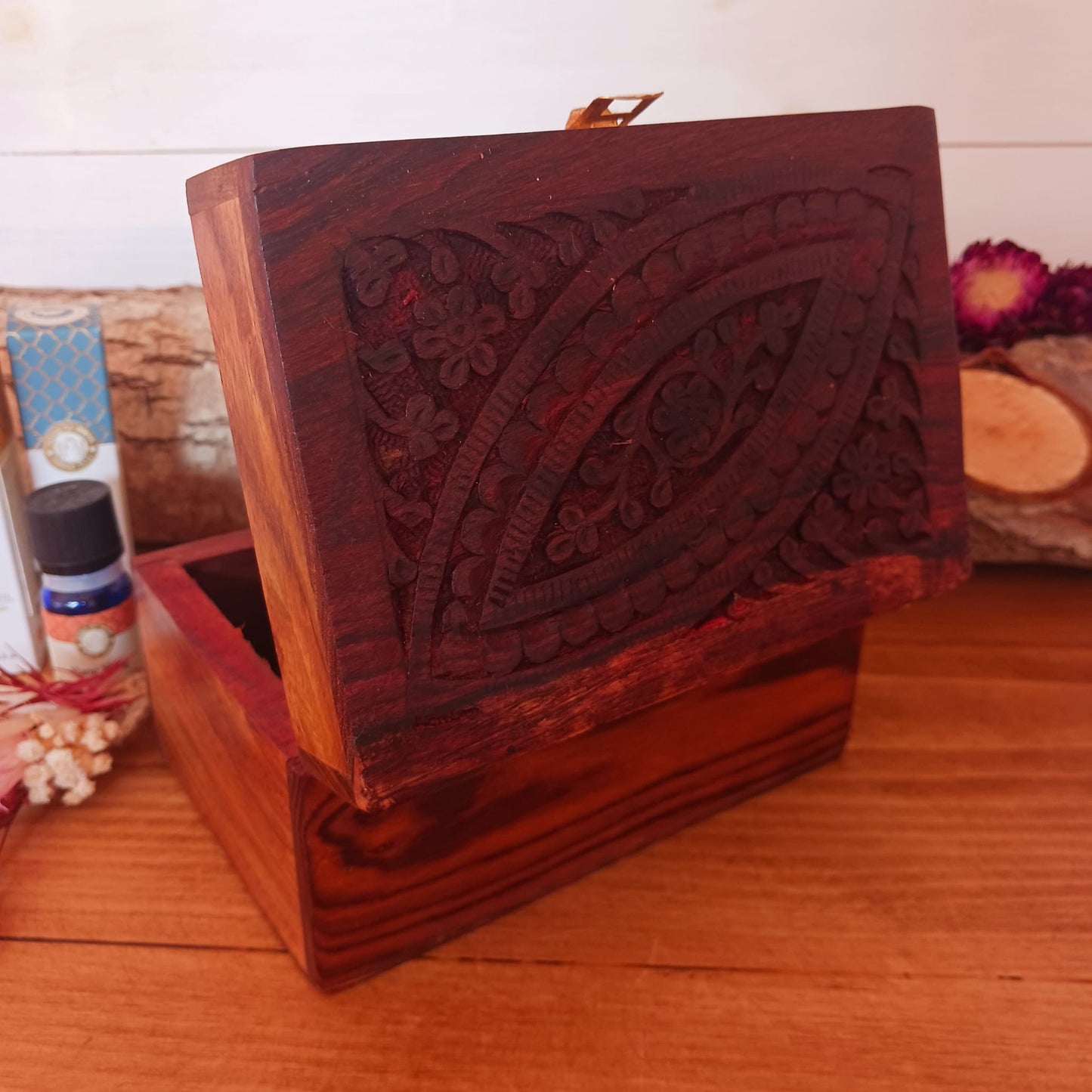 Wooden Essential Oil Box (For 12 Bottles)