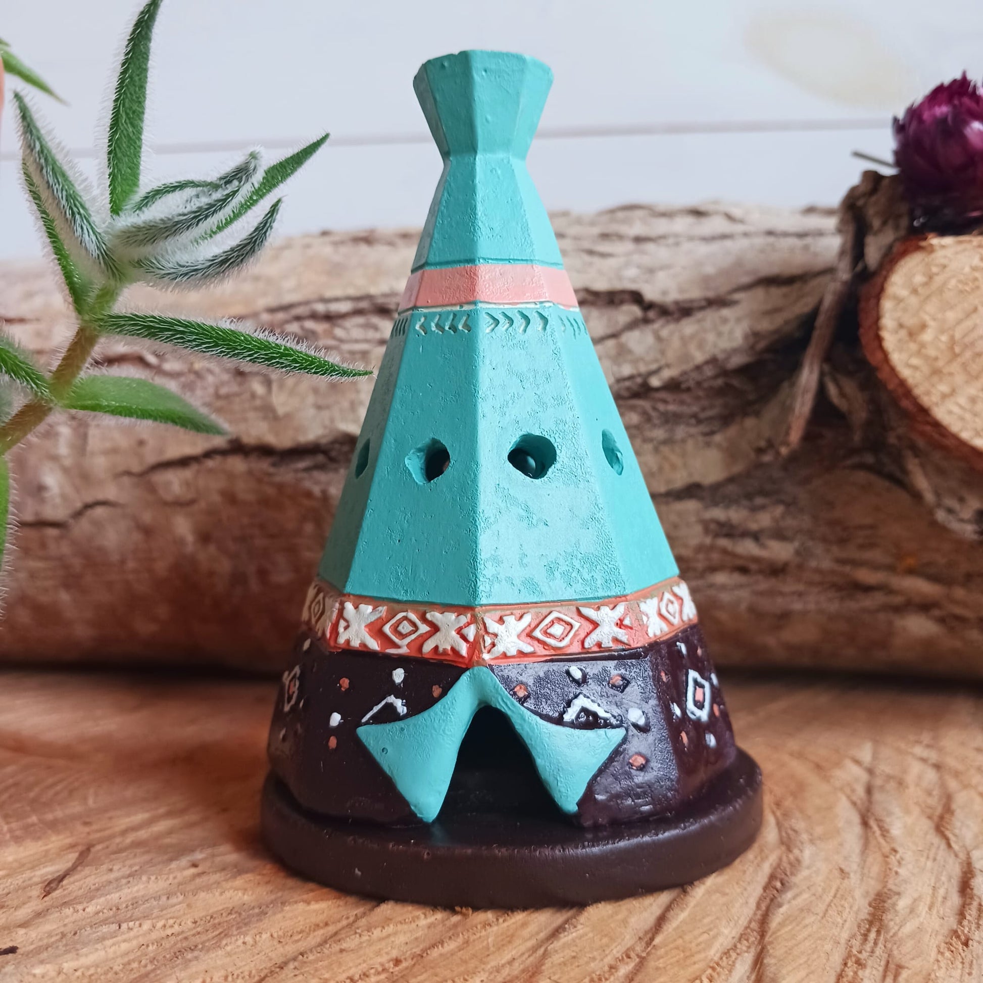 Tipi Incense Cone Holder