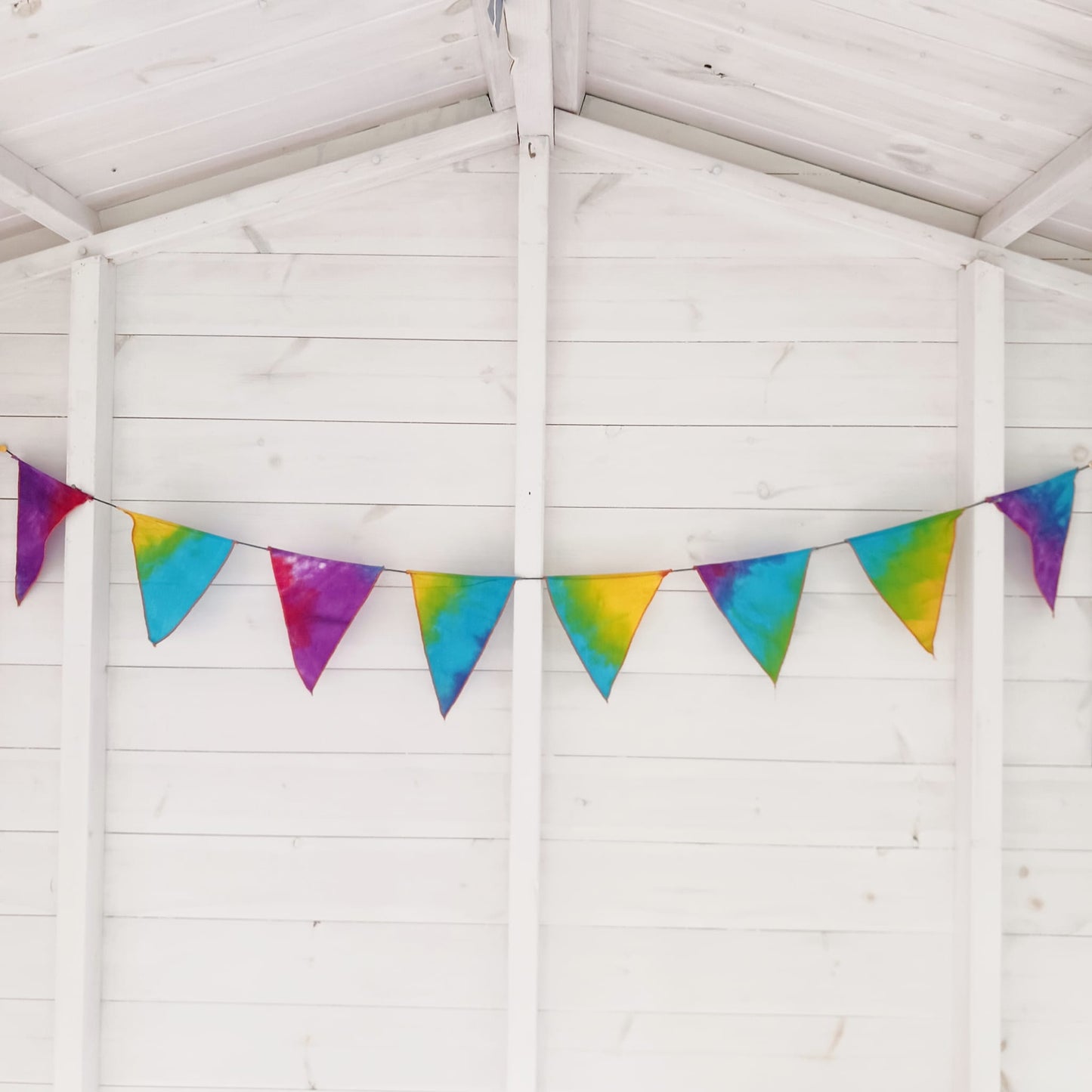 Rainbow Tie Dye Bunting | Flags