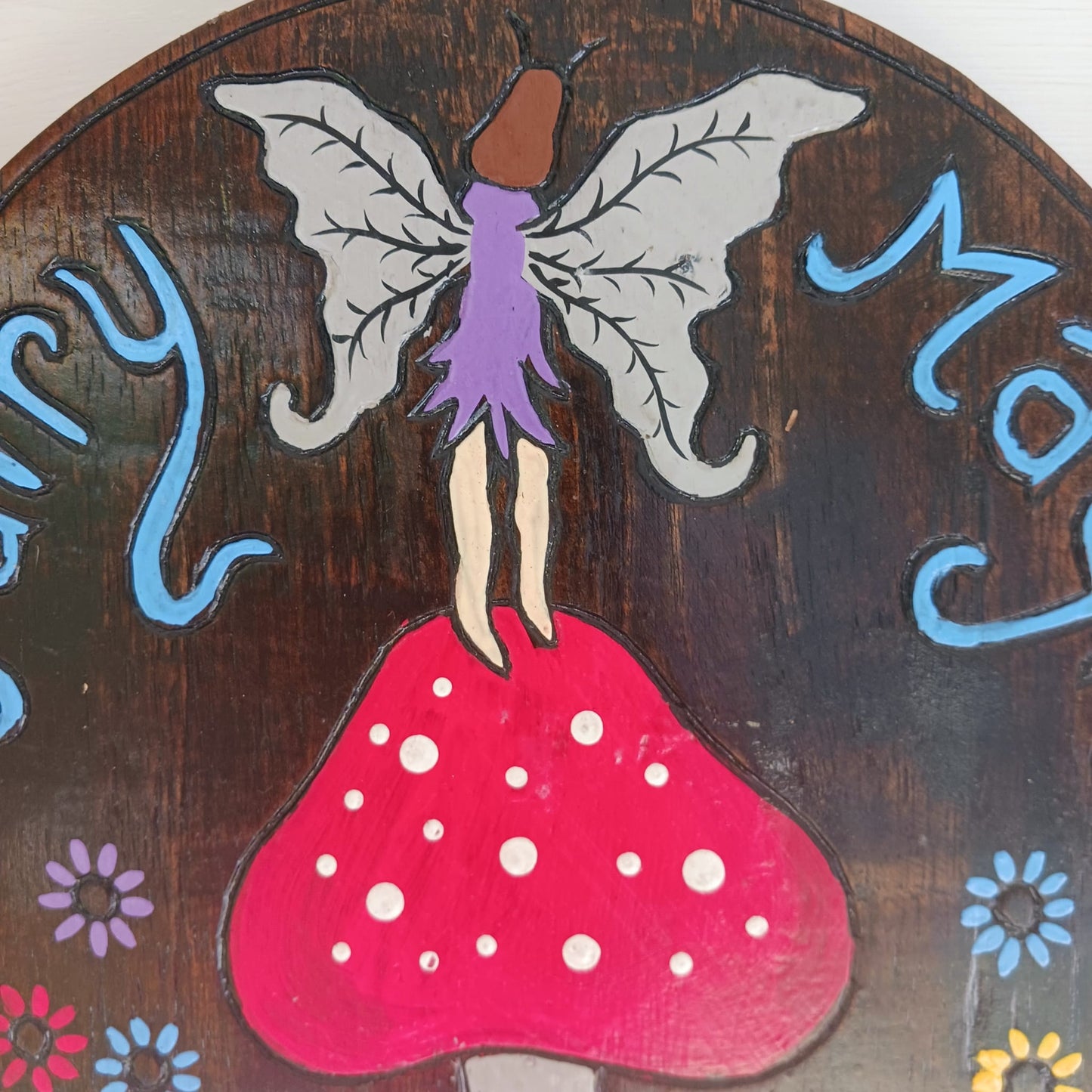 Fairy Magic Wall Plaque wall plaque groovy Mushrooms