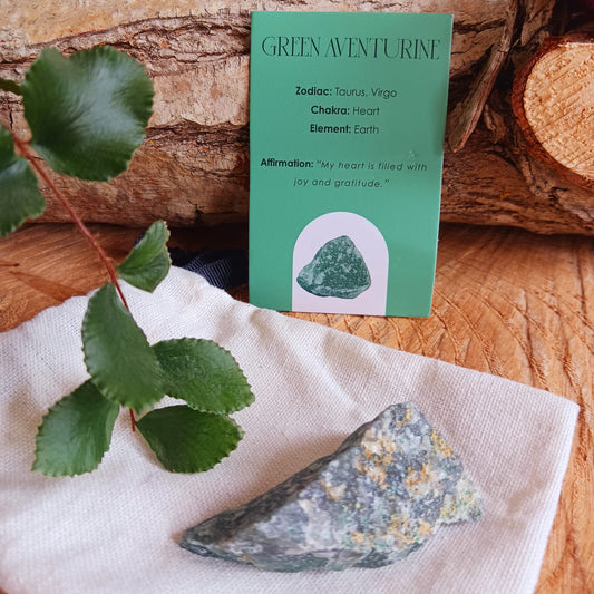 Green Aventurine Healing Rough Crystal