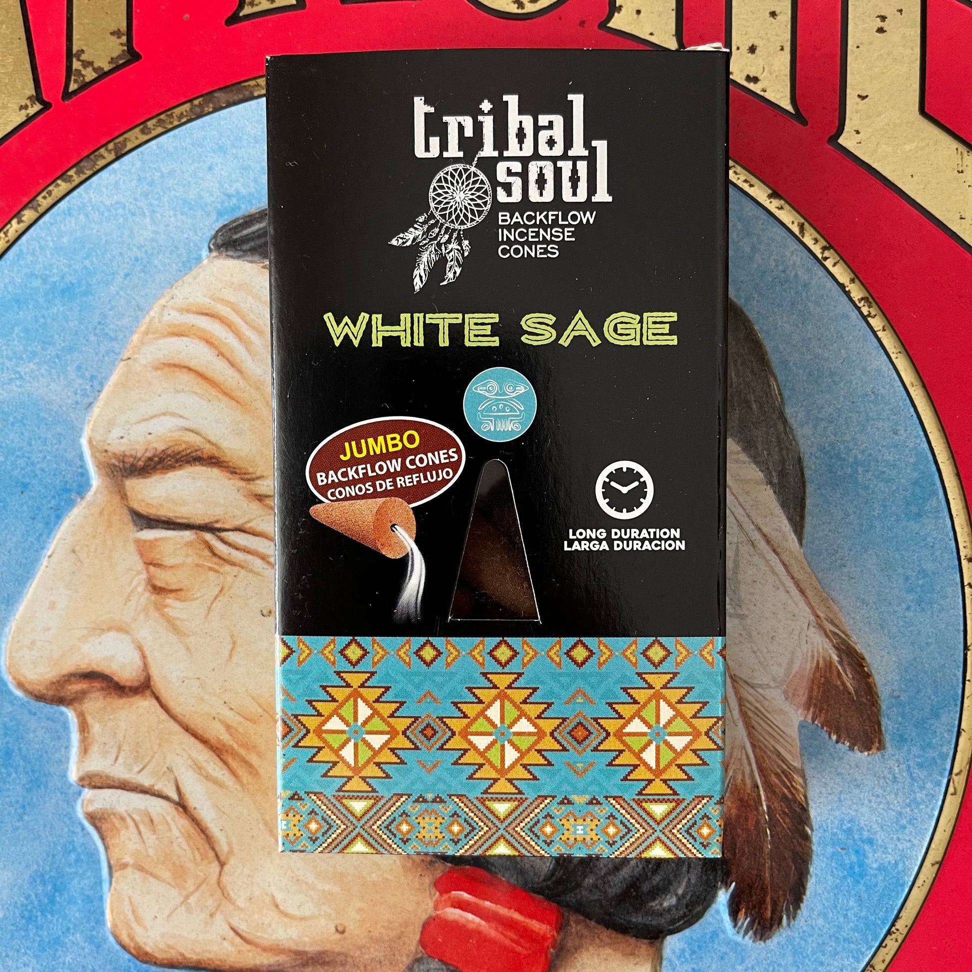 Tribal soul jumbo Backflow incense Cones White Sage