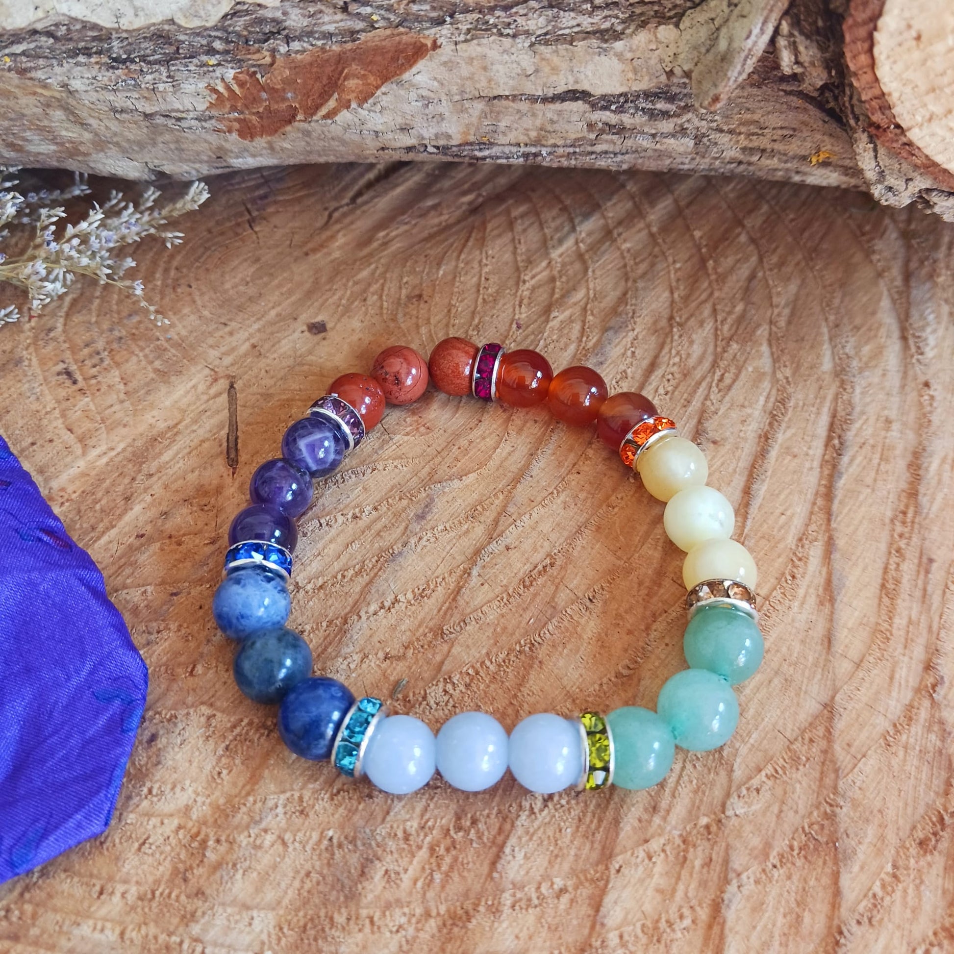 Seven Chakra Bracelet | Semi Precious Stone