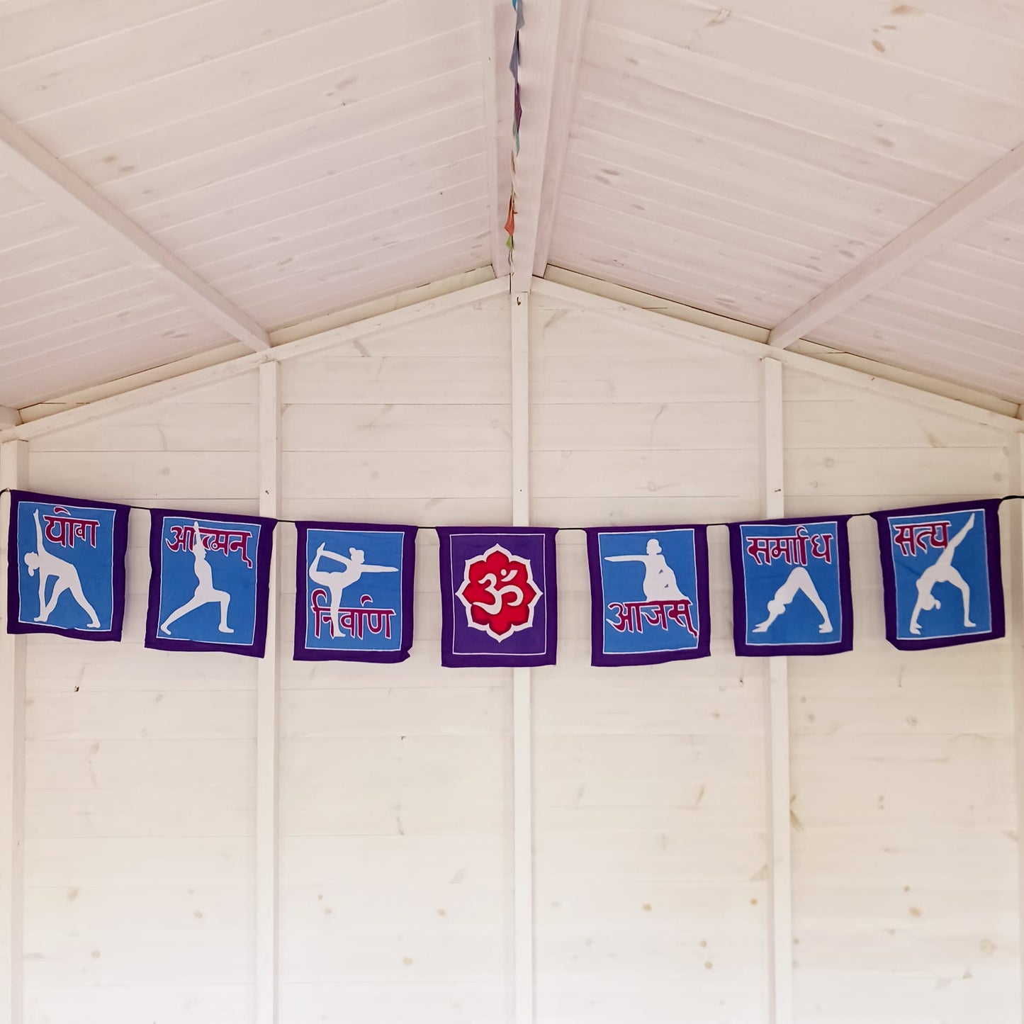 Large Yoga Moves Flags | Bunting