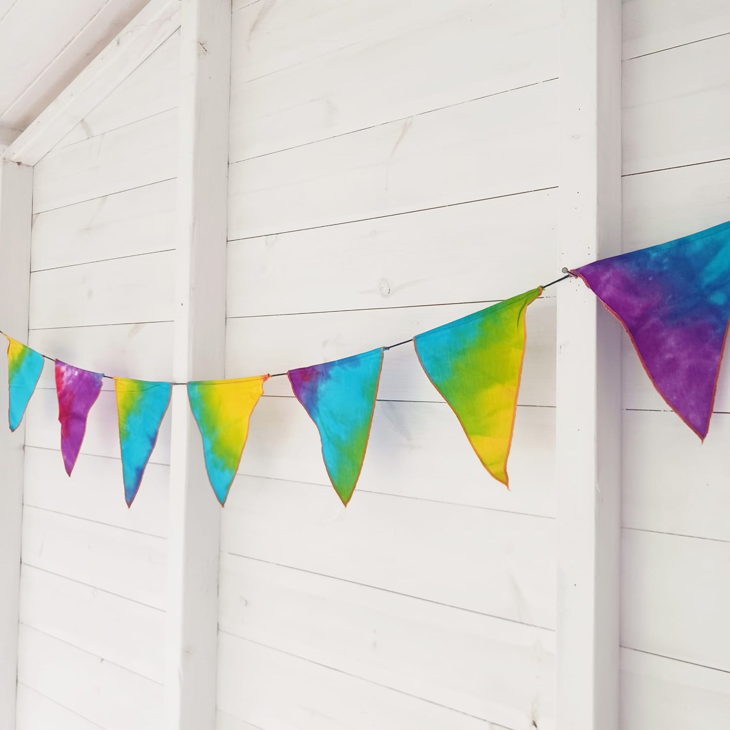 Rainbow Tie Dye Bunting | Flags