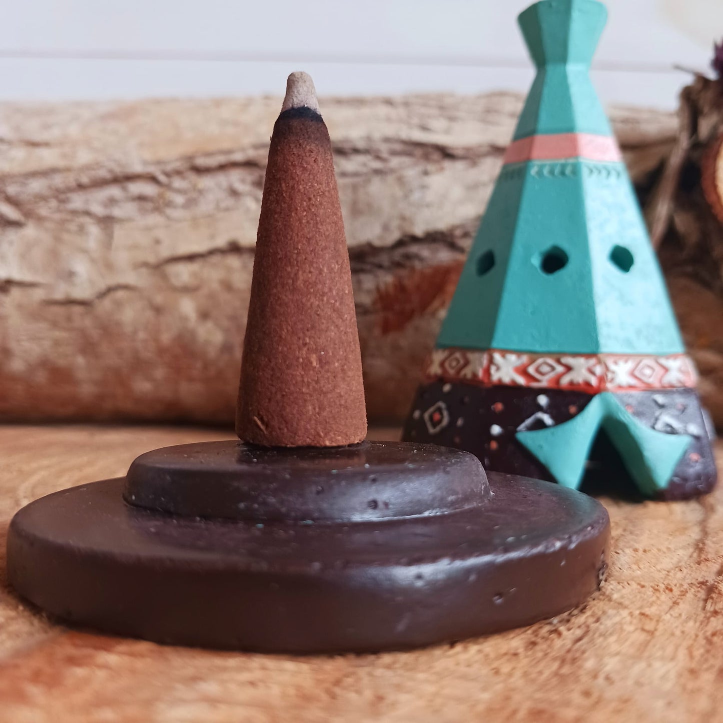 Tipi Incense Cone Holder