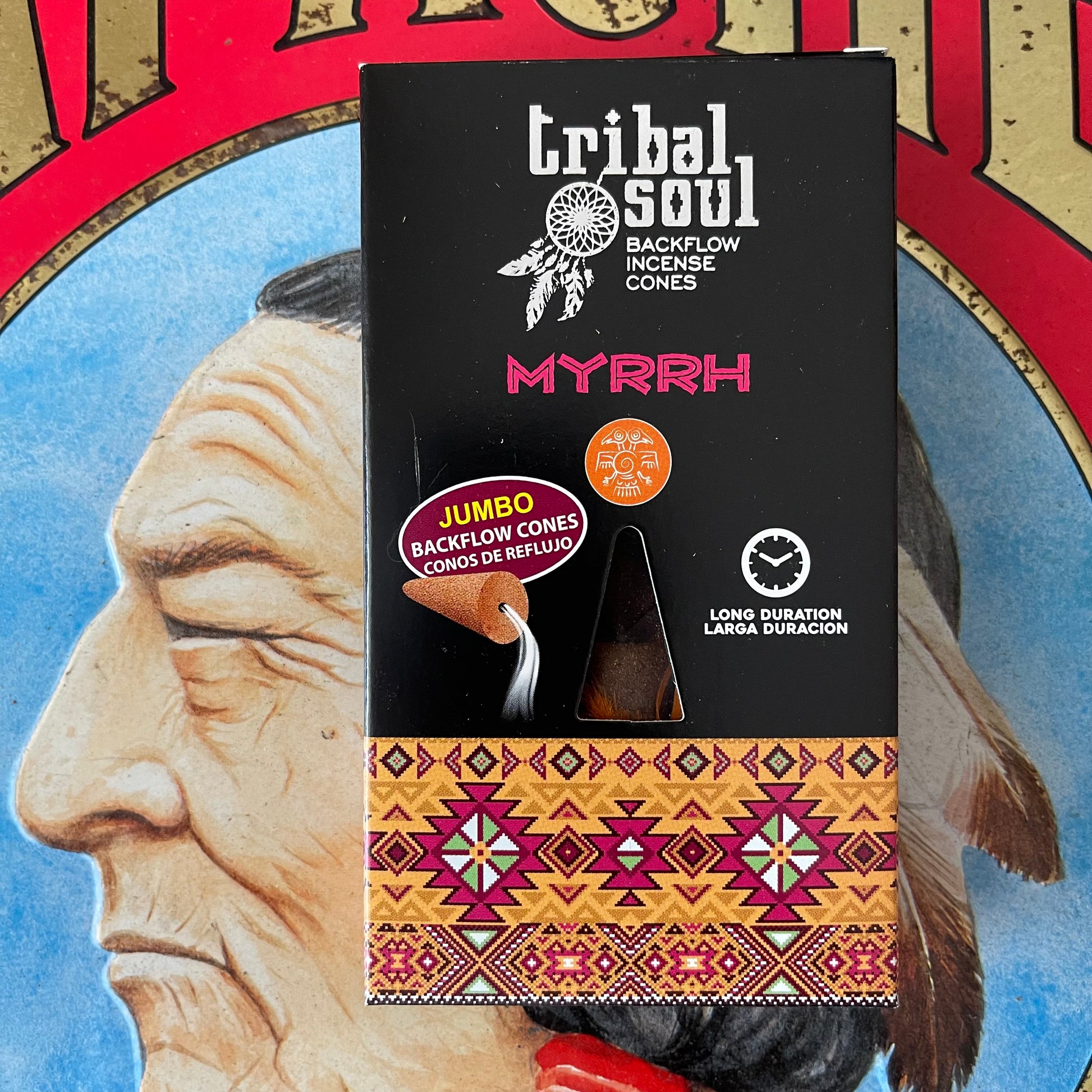 Tribal soul jumbo Backflow incense Cones Myrrh