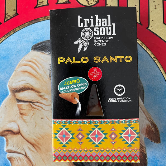 Tribal soul jumbo Backflow  incense Cones Palo Santo