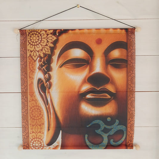 Meditation Banner | Golden Buddha