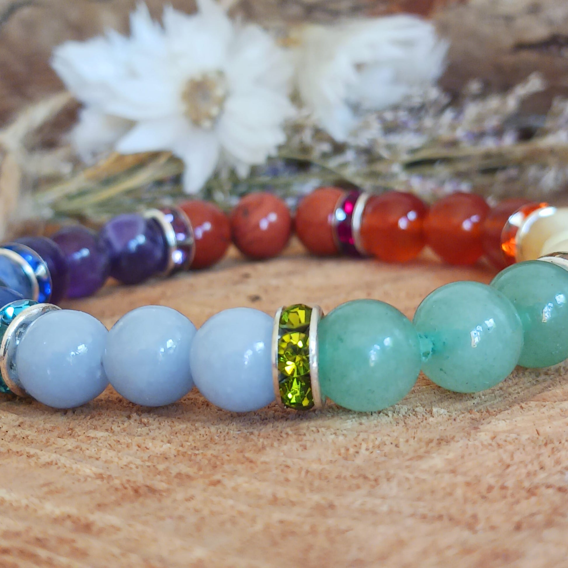 Seven Chakra Bracelet | Semi Precious Stone